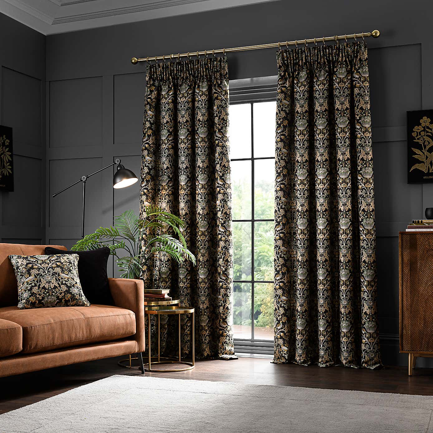 Highclere Pencil Pleat Curtains