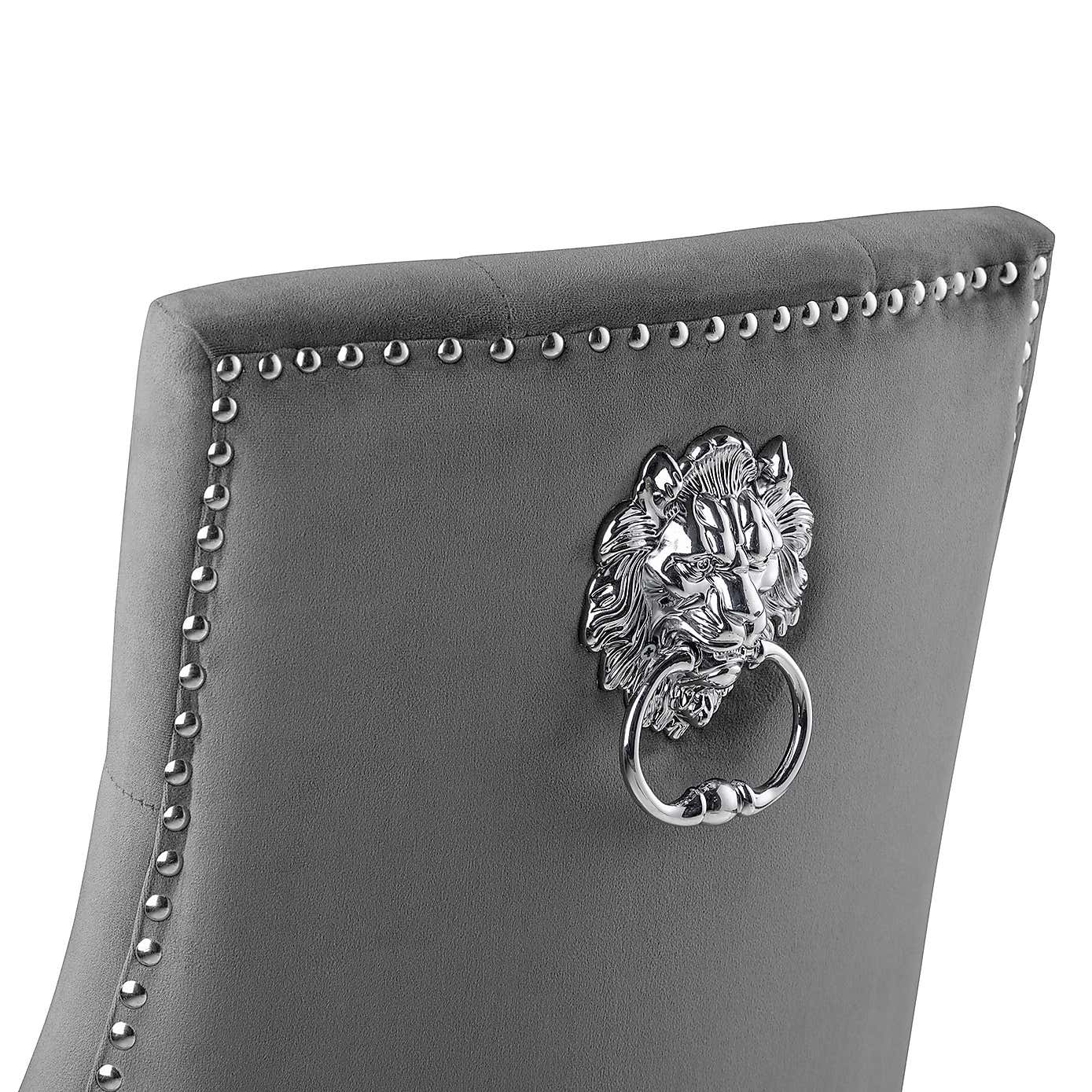 Gladstone Set Of 2 Lion Head Dining Chairs