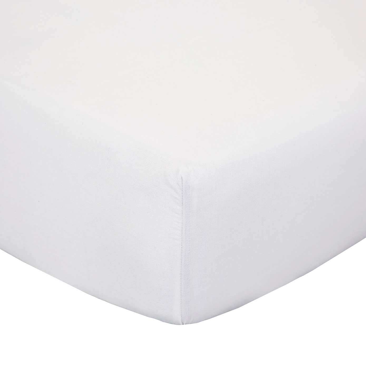 100% Organic Cotton Double Fitted Sheet