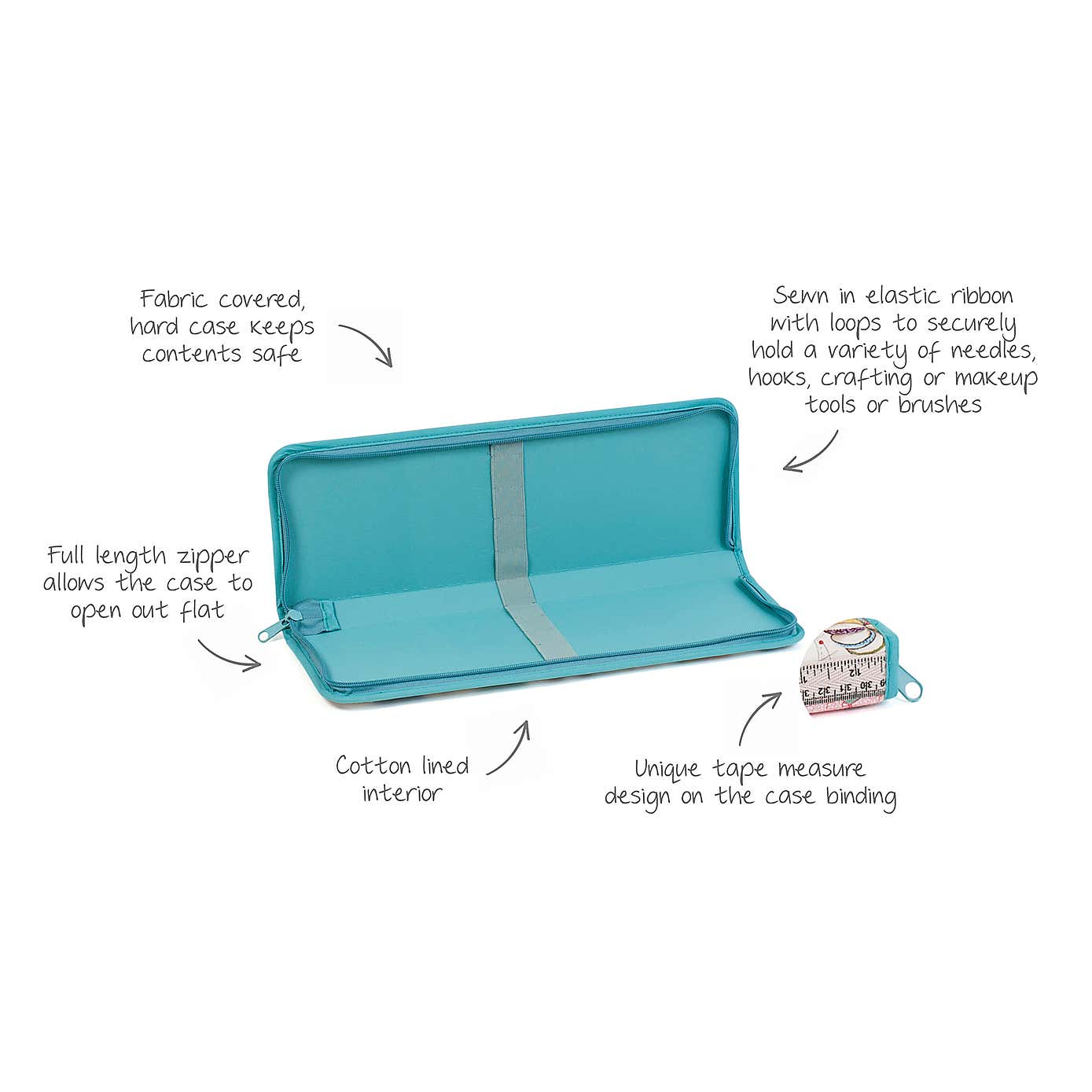 Hobby Gift Sew Retro Knit and Crotchet Hard Case