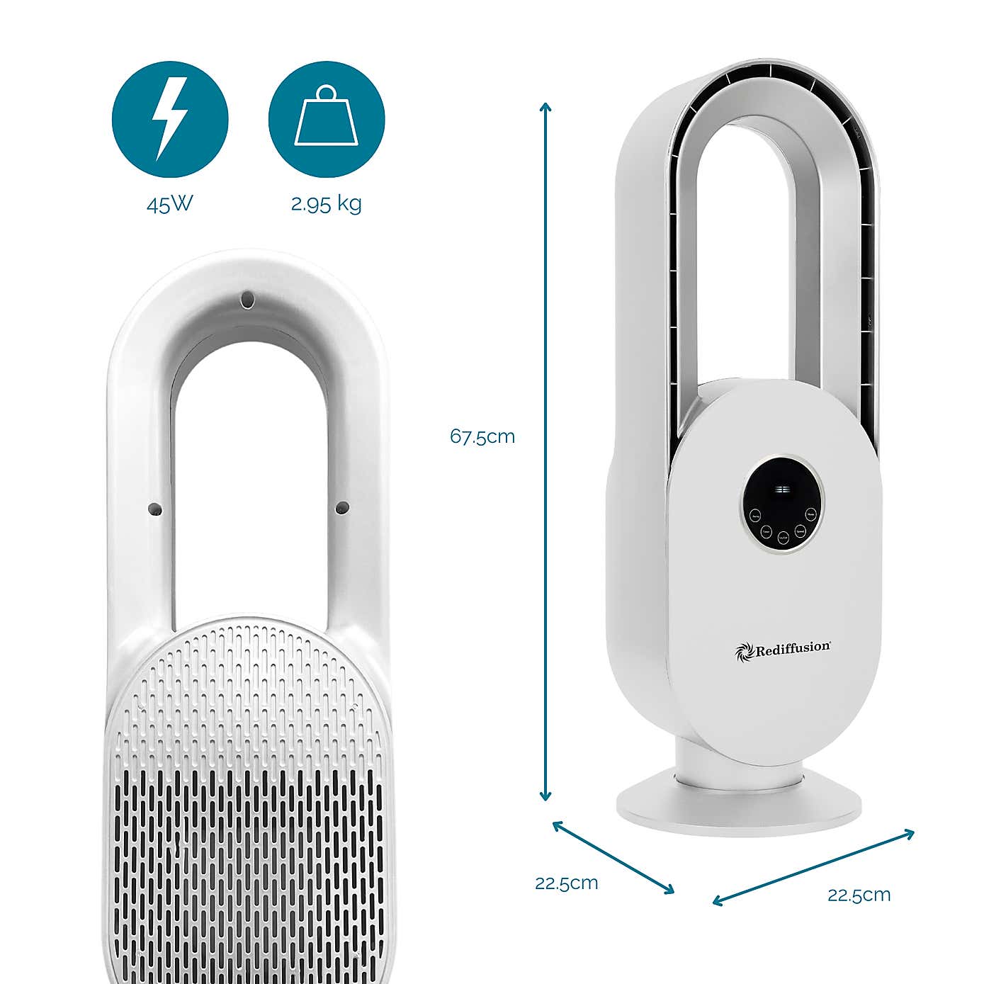 Rediffusion Bladeless Fan