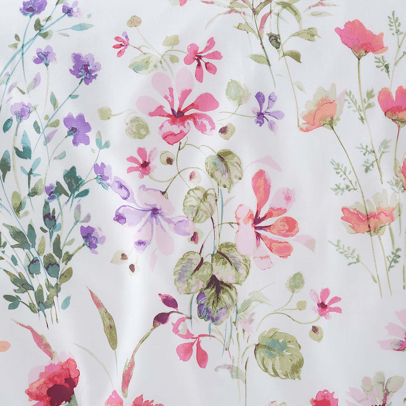Watercolour Floral Duvet Cover & Pillowcase Set