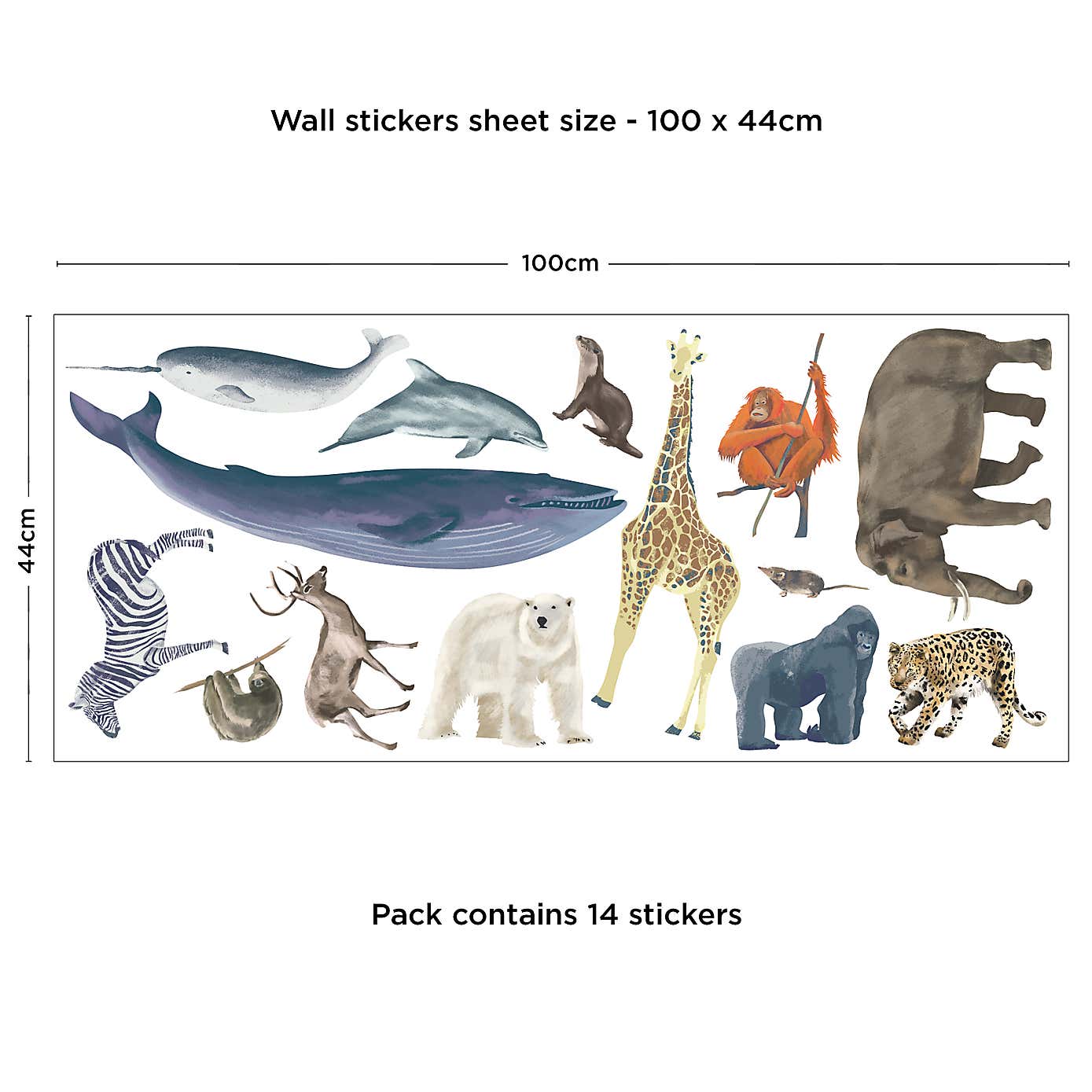 Mammals Wall Stickers