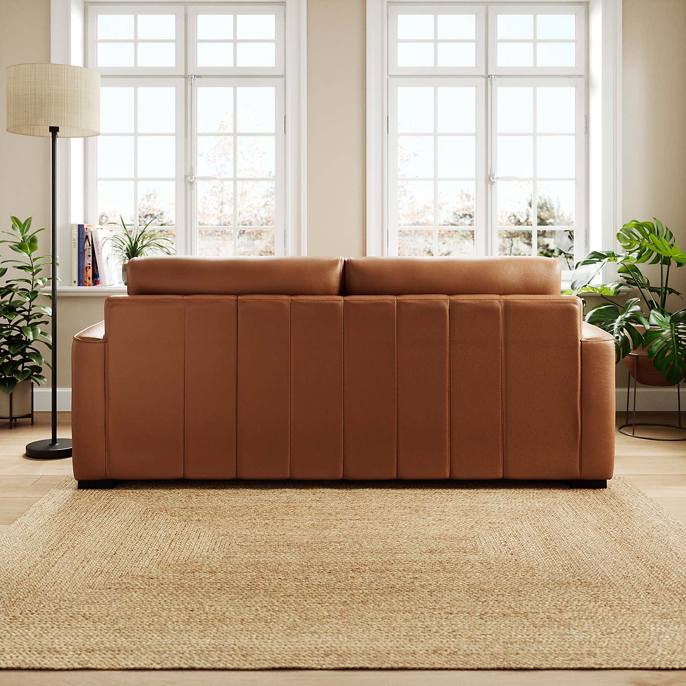 Carson Classic Leather 3 Seater Sofa