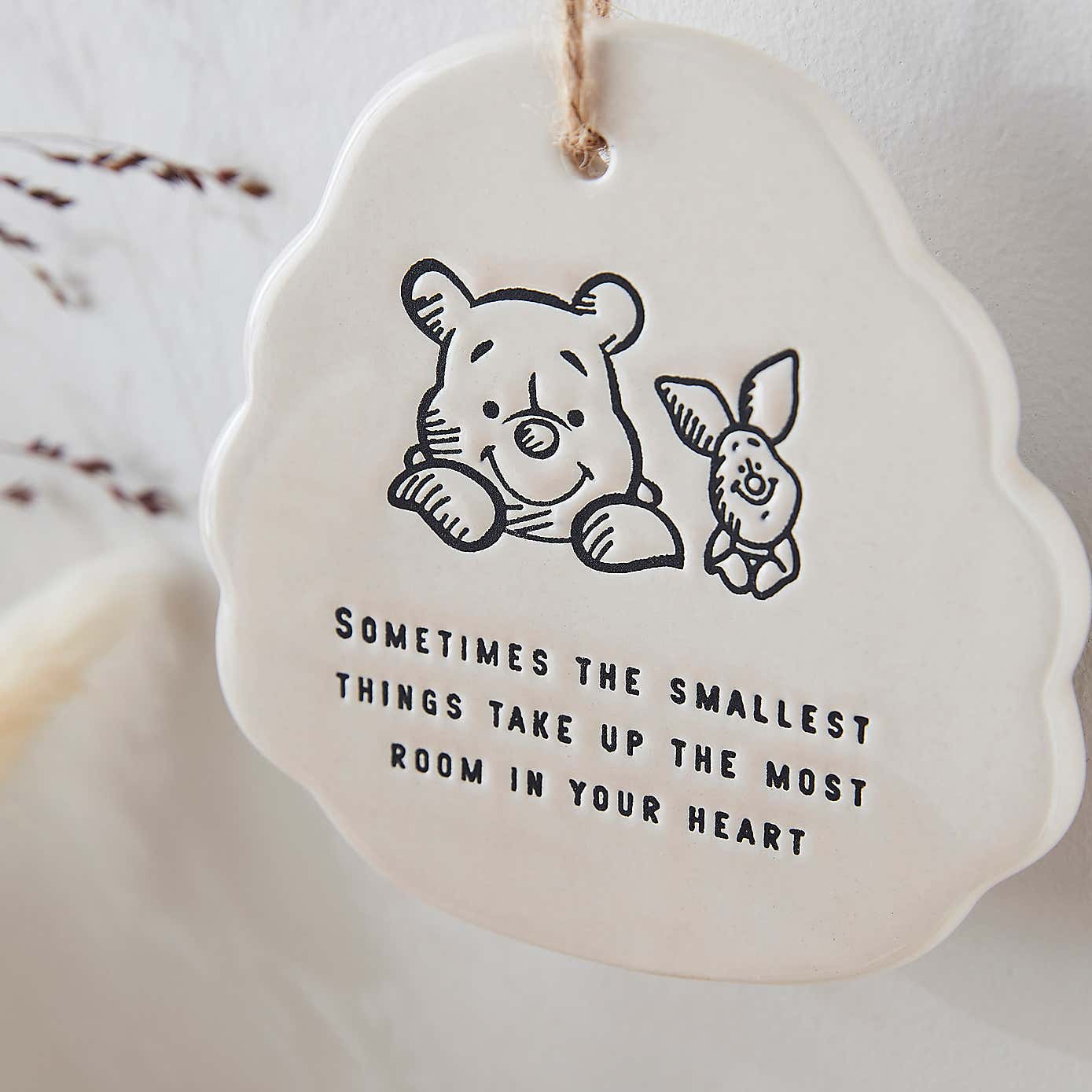 Disney Winnie the Pooh Honey Pot Hanging Plaque