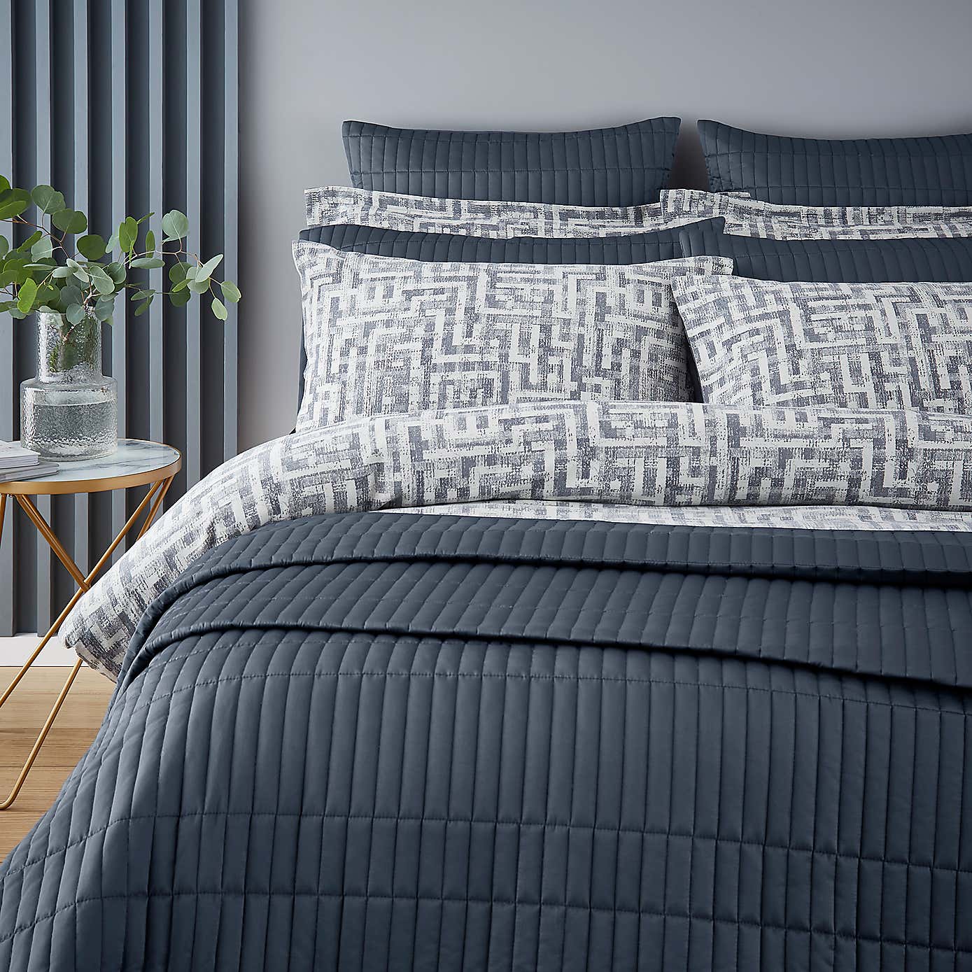 Indus Geo Jaquard Oxford Pillowcase