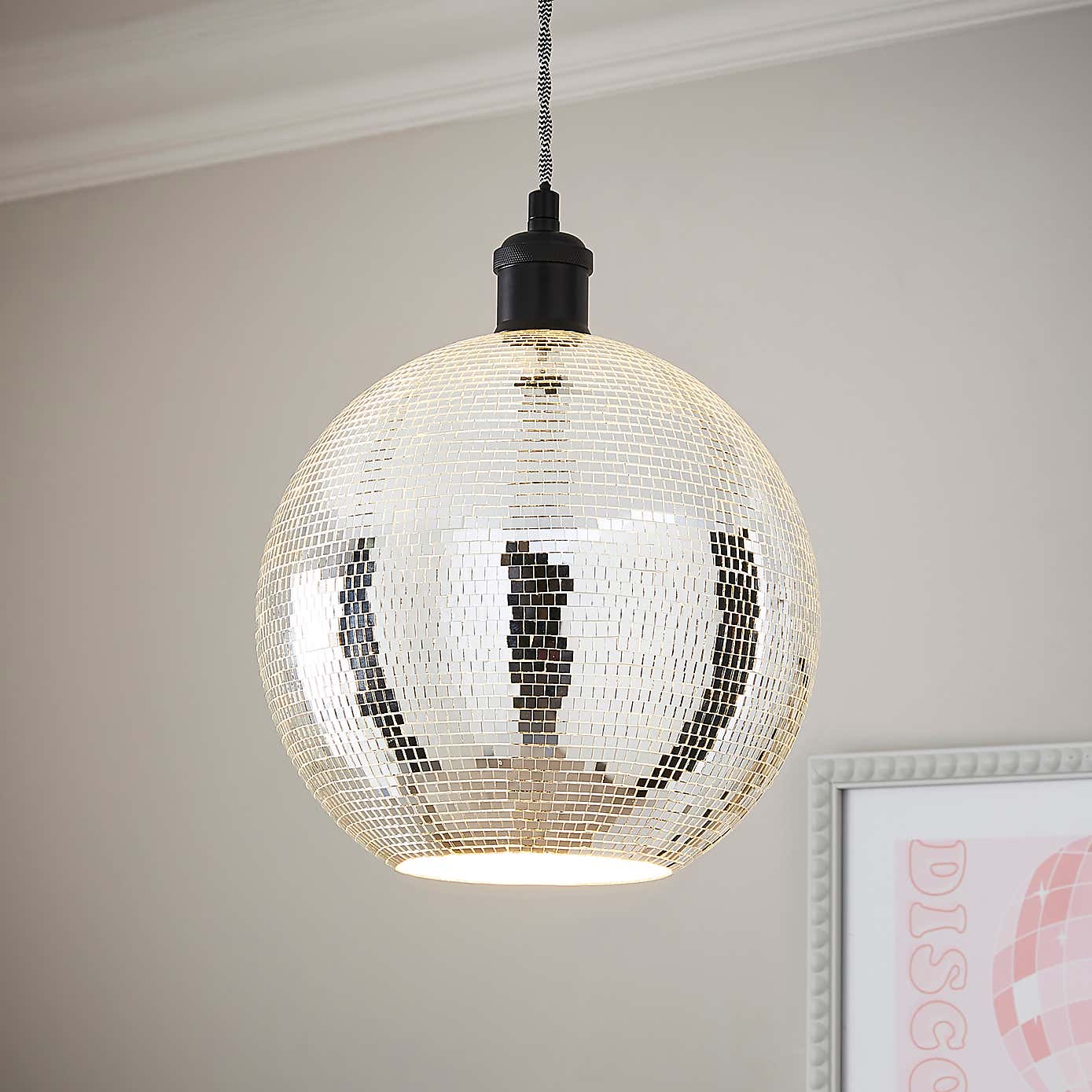 Disco Ball Easy Fit Pendant Shade