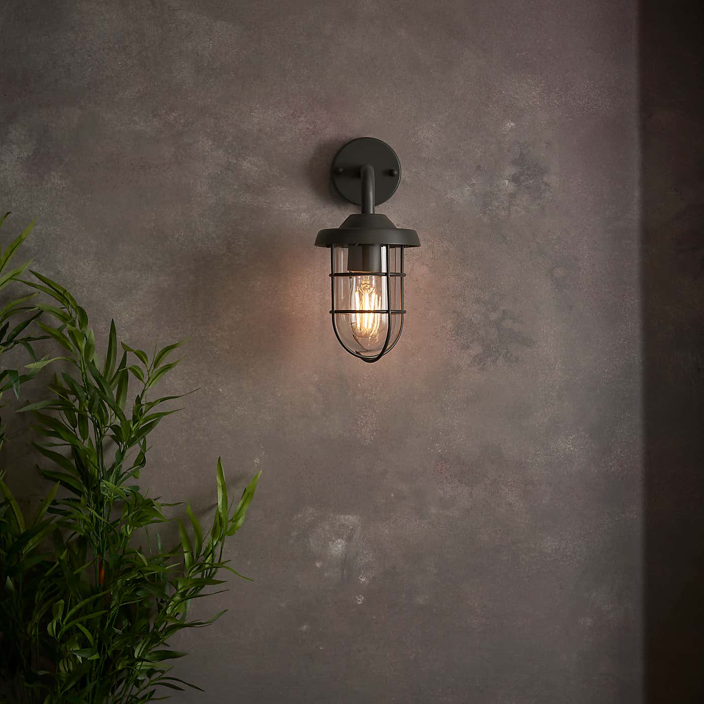 Barker Industrial Outdoor Wall Light