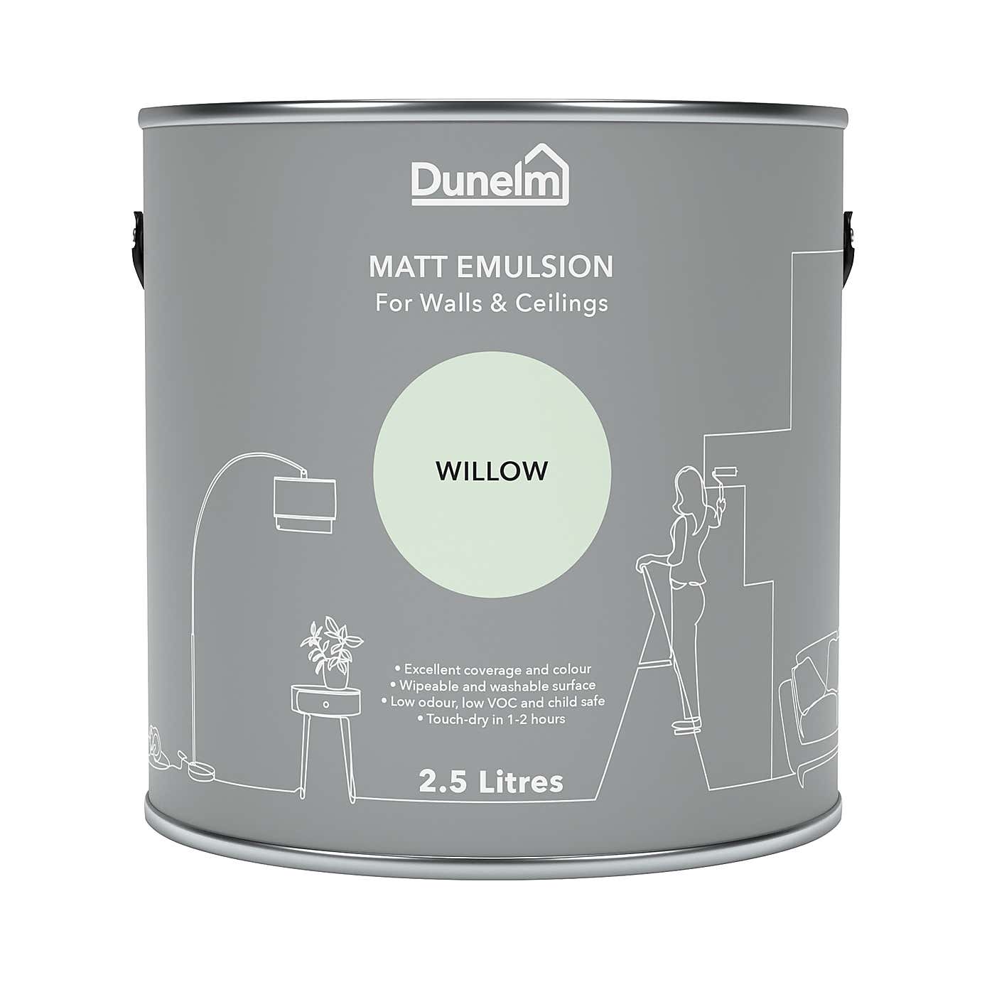 Dunelm Willow Matt Emulsion Paint
