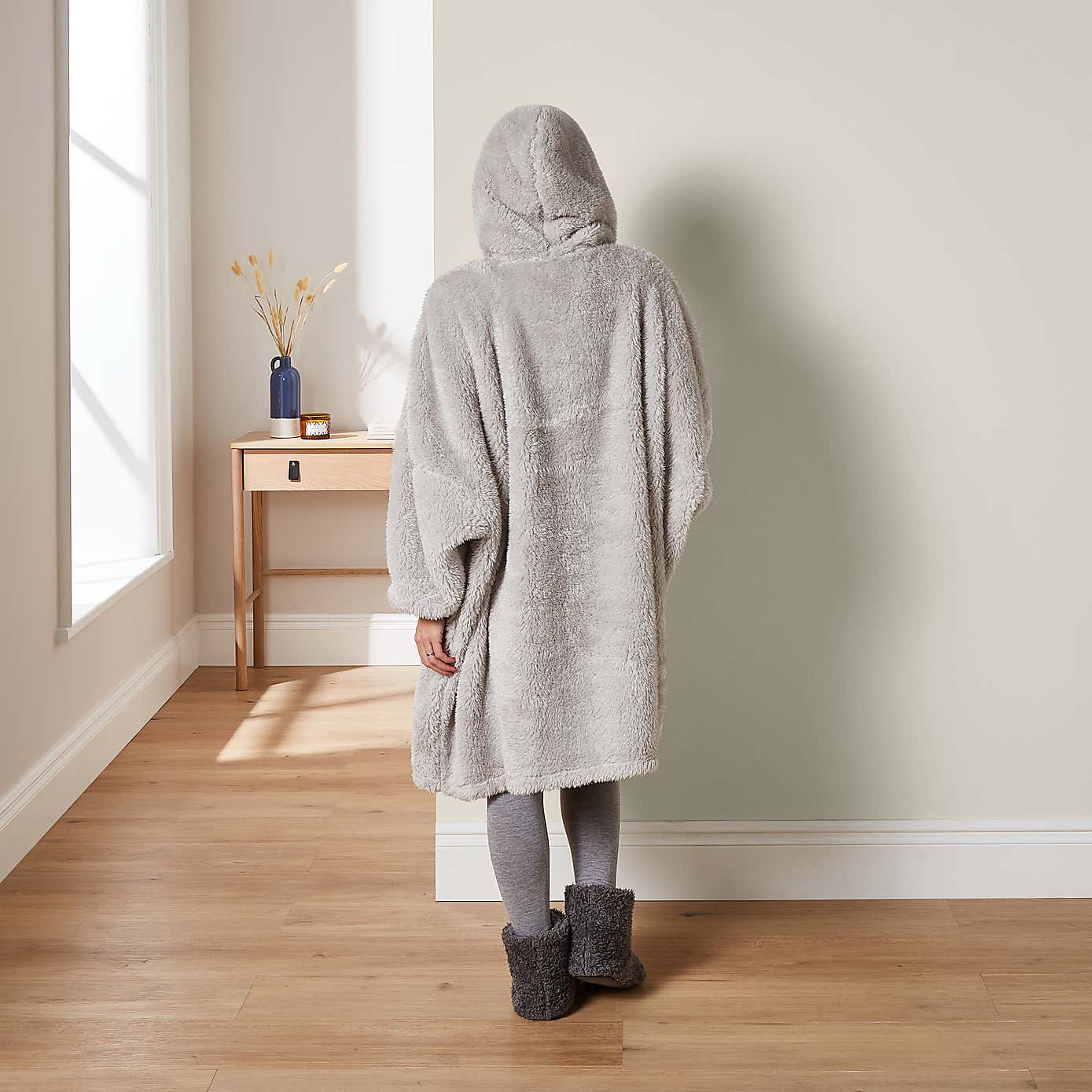 Teddy Oversized Blanket Hoodie