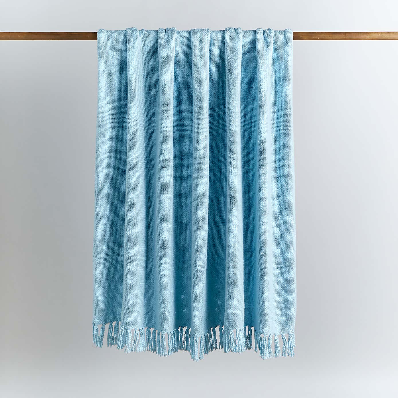 Aris Cotton Weave Black Throw