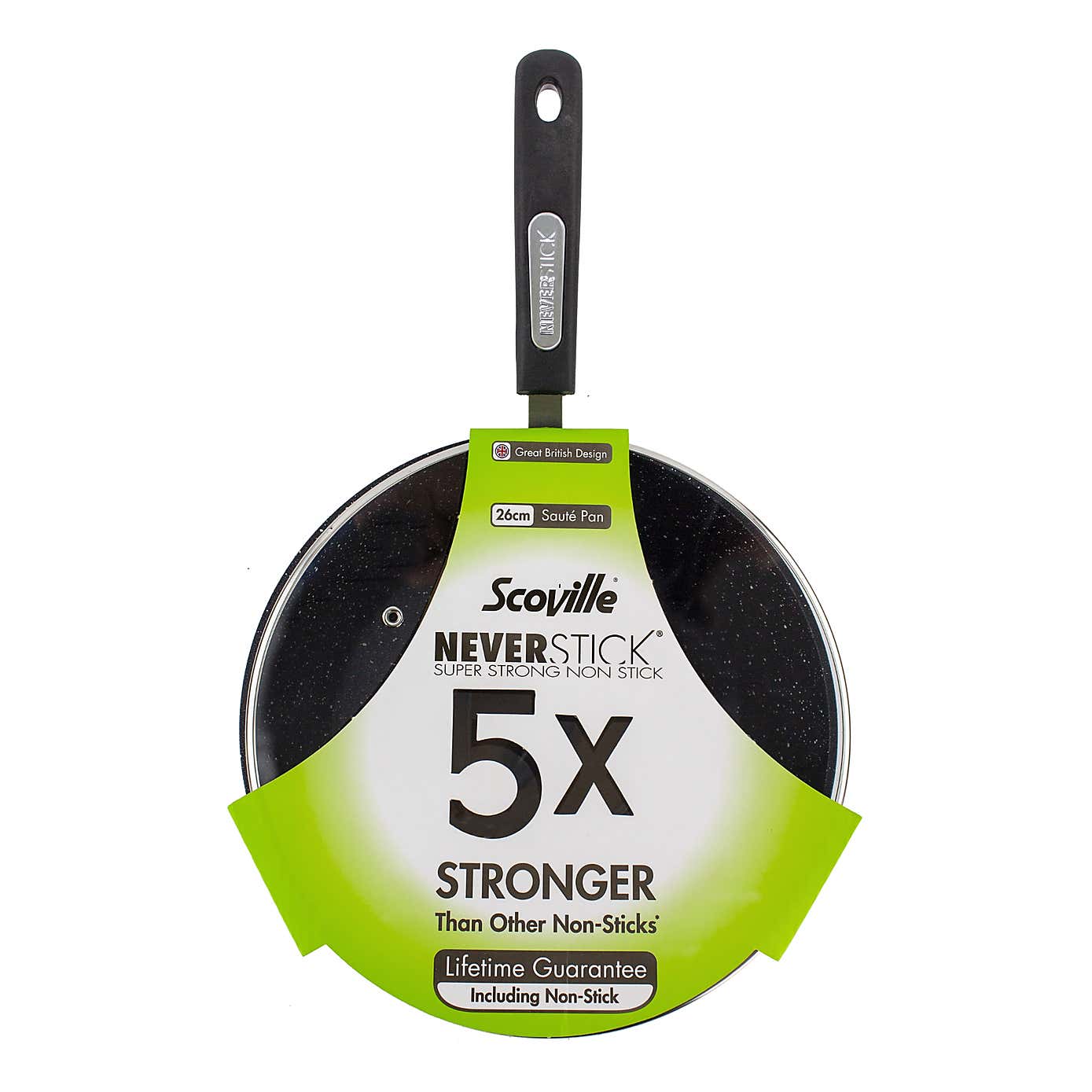 Scoville Neverstick Non-stick Aluminium Saute, 26cm