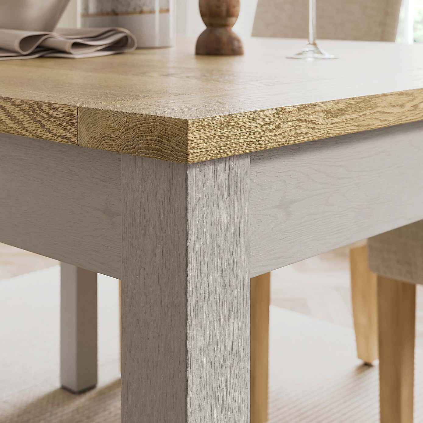 Olney Compact 6 Seater Rectangular Dining Table