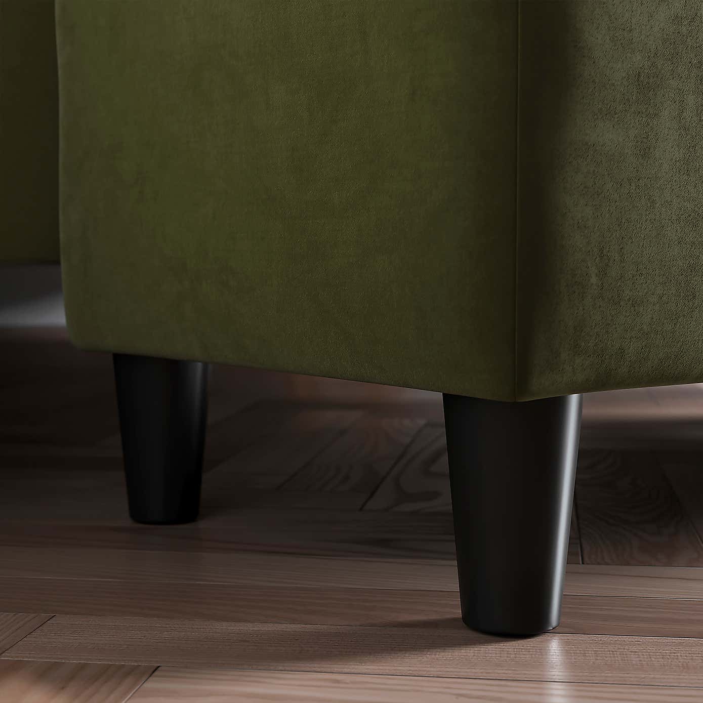 Alara Velvet Ottoman Box