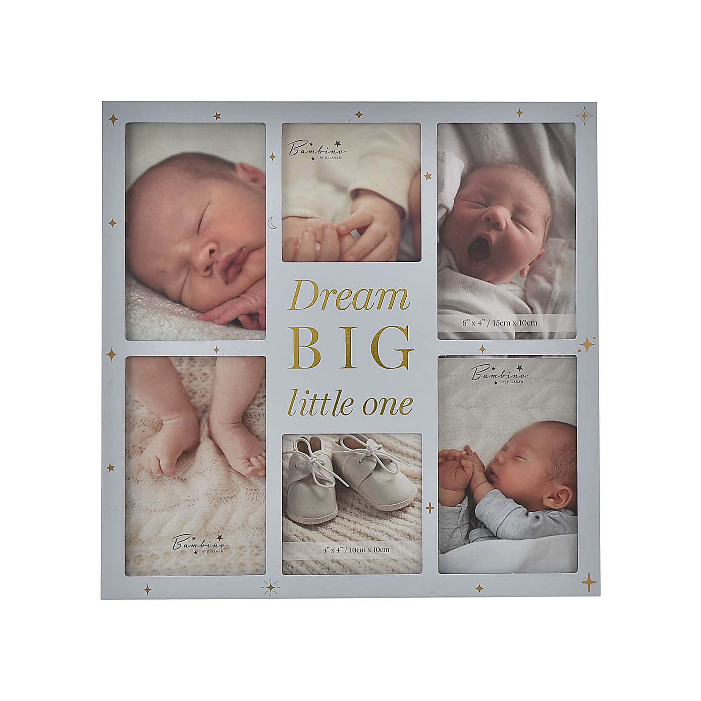 Bambino Dream Big Blue Collage Multi Photo Frame
