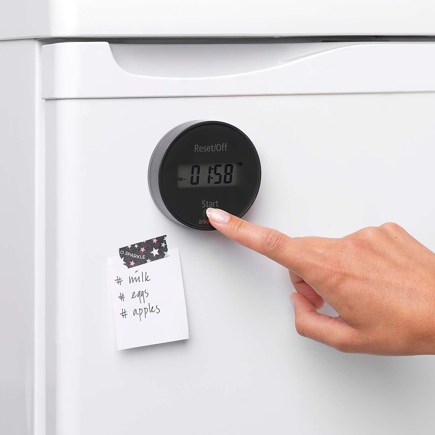 Brabantia Tasty+ Dark Grey Magnetic Kitchen Timer