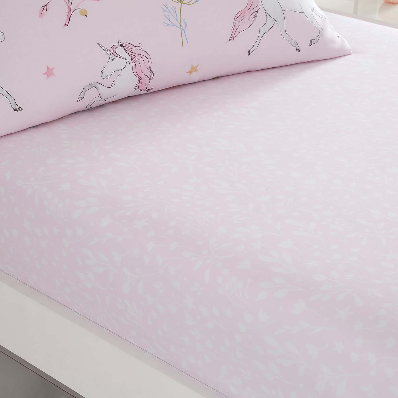 Unicorn Enchanted Pack of 2 Fitted Sheets