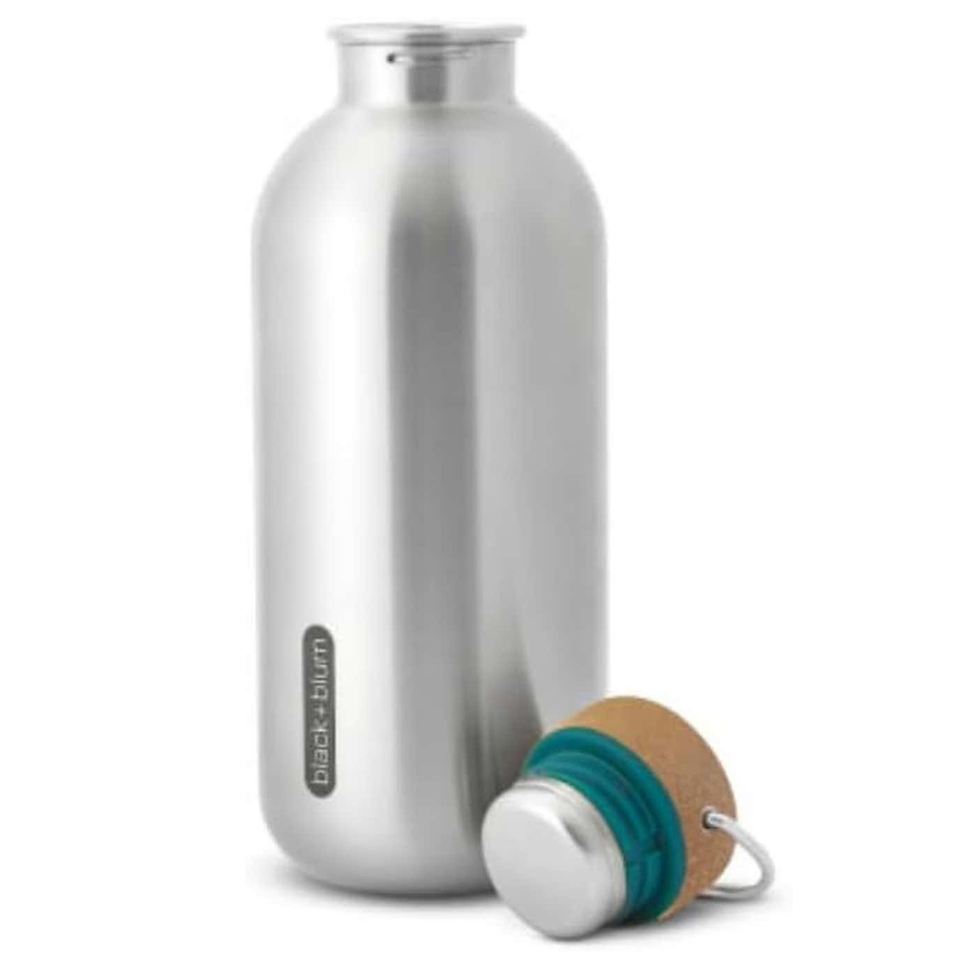 Black and Blum Steel Water Bottle