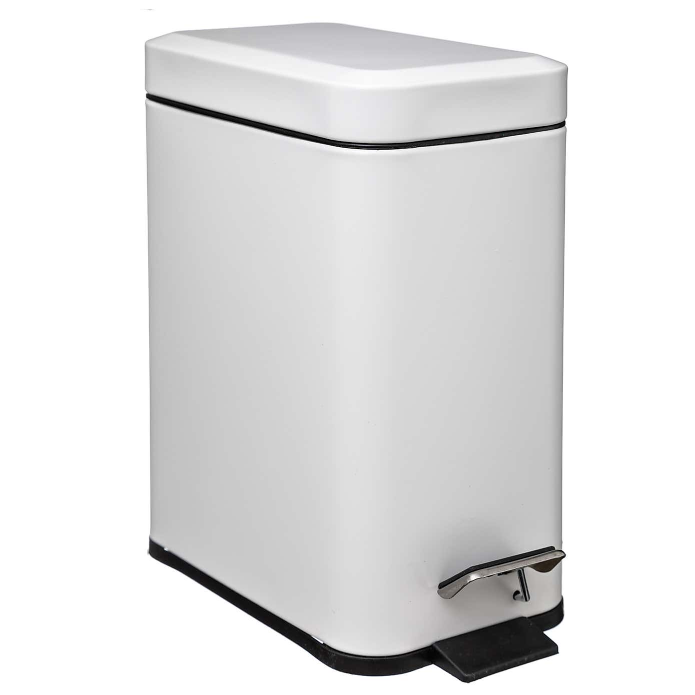 5 Litre Rectangular Bathroom Bin
