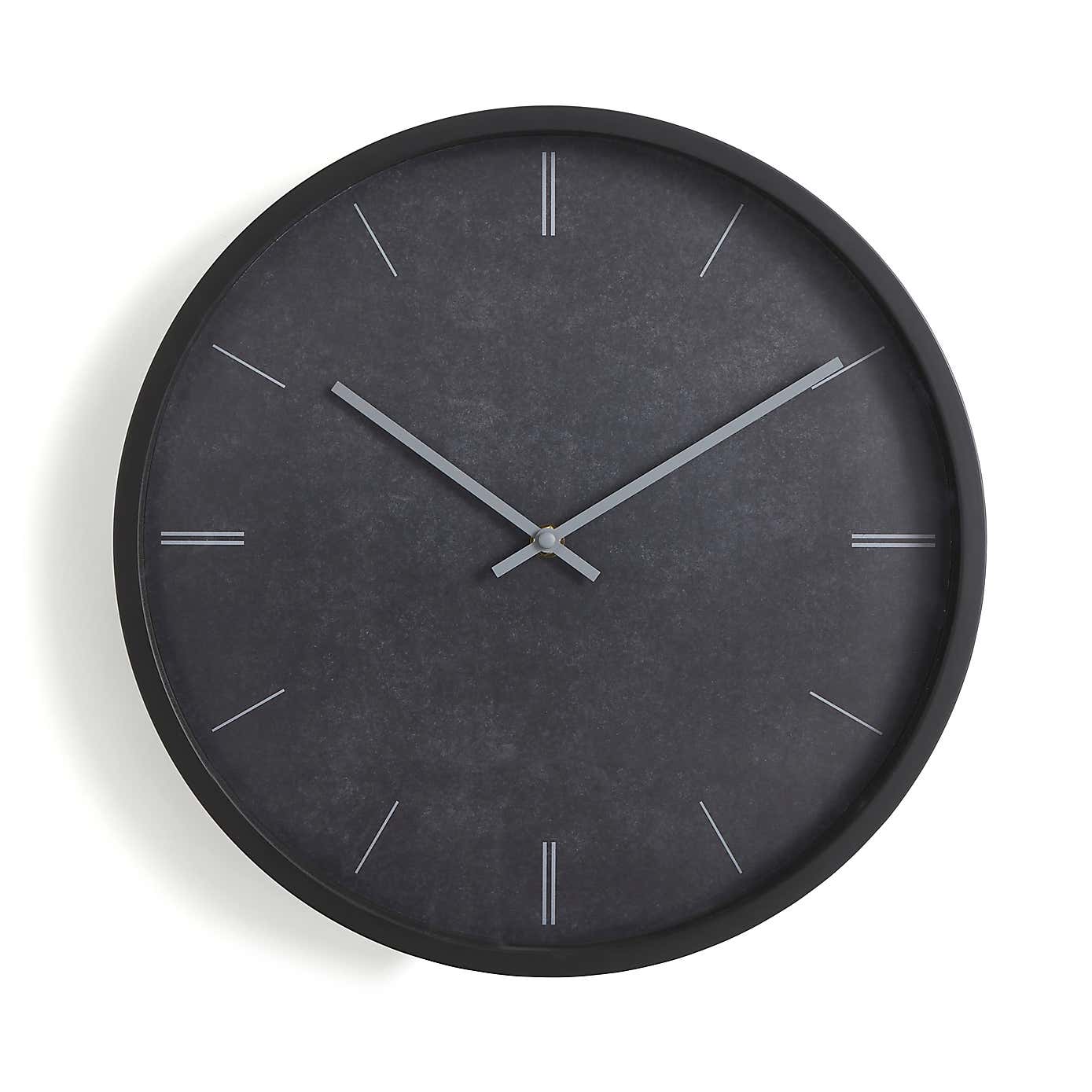 Concrete Effect Round Wall Clock