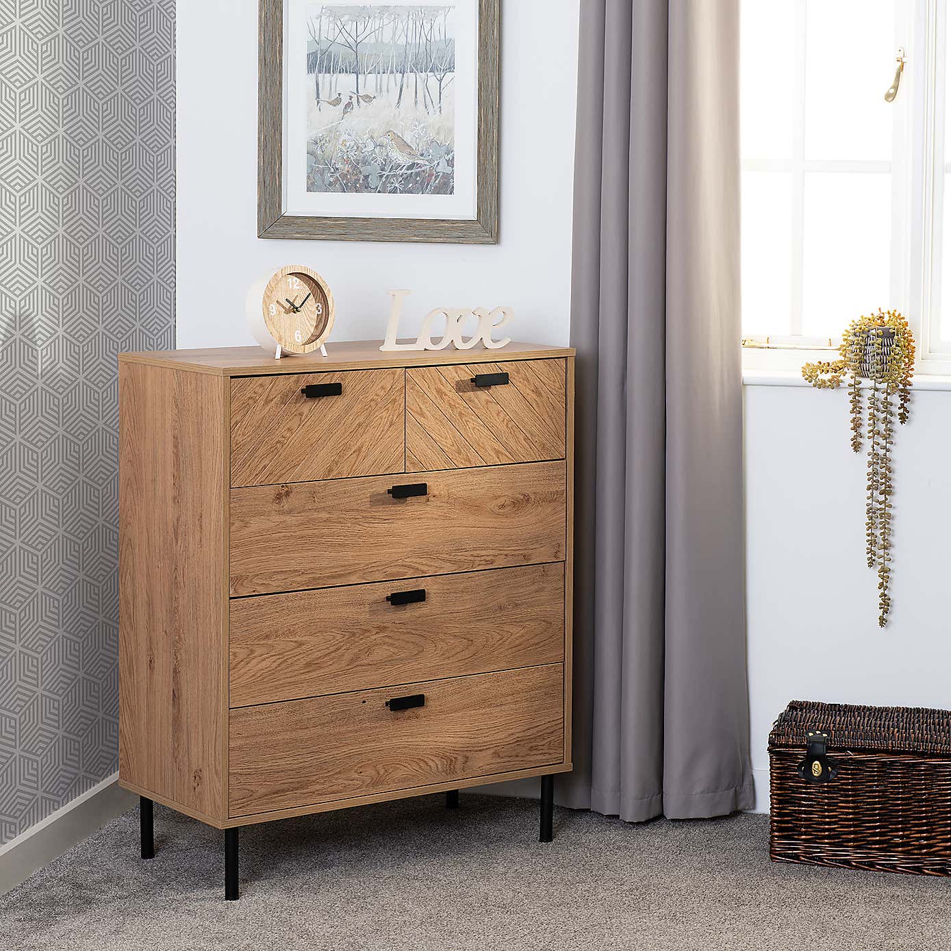 Leon 5 Drawer Chest