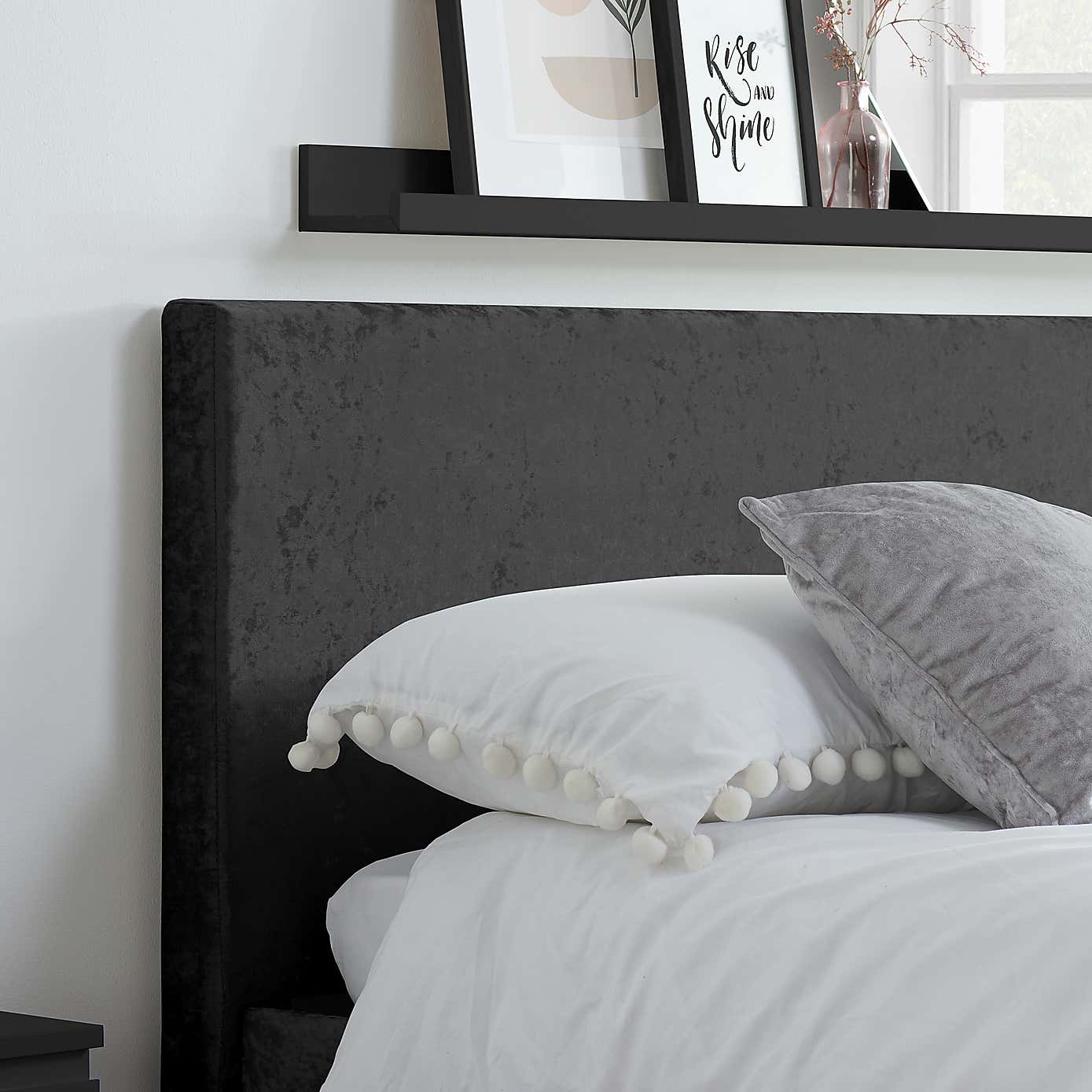 Berlin Crushed Velvet Bed Frame