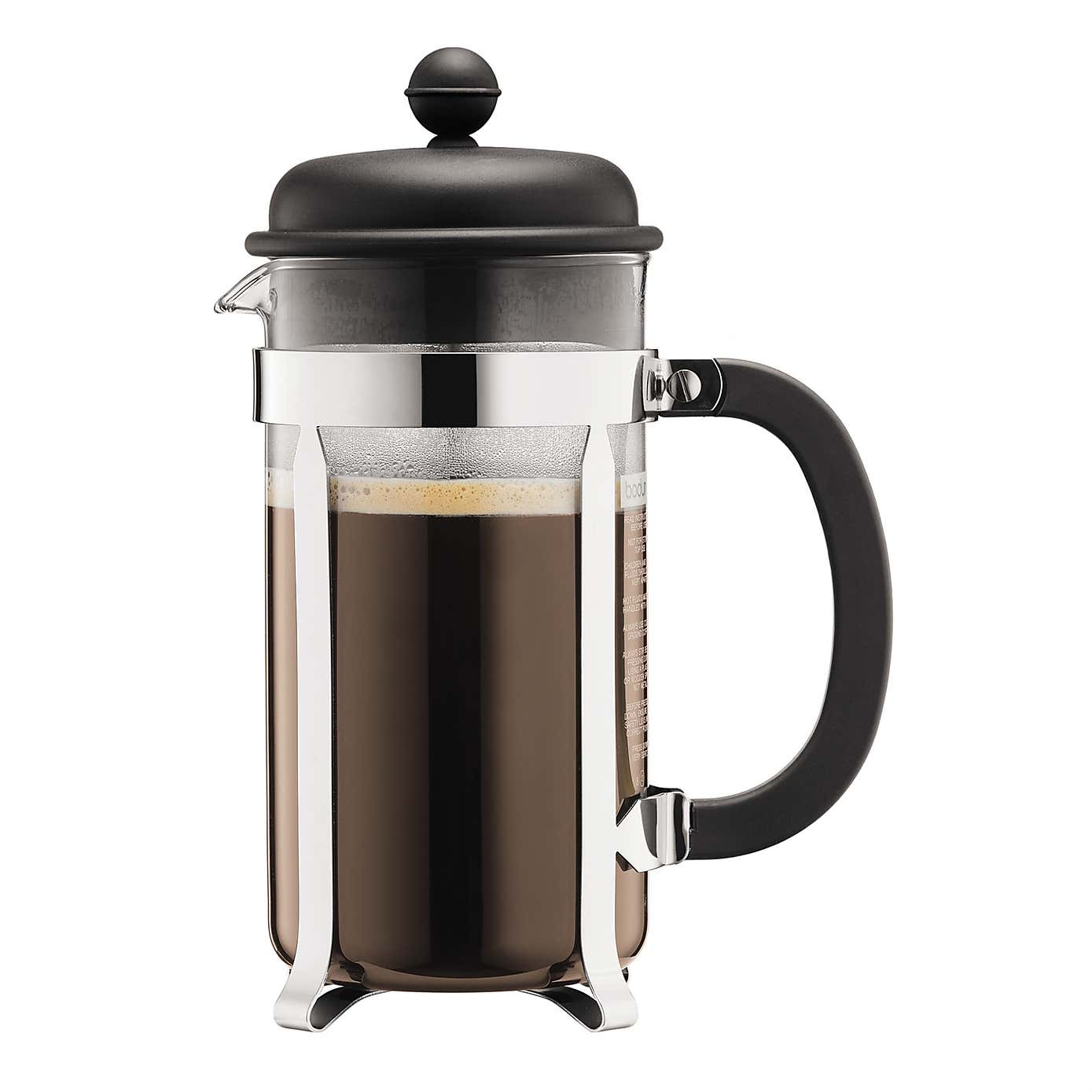 Bodum Caffettiera 8 Cup Black French press Coffee Maker, 1L