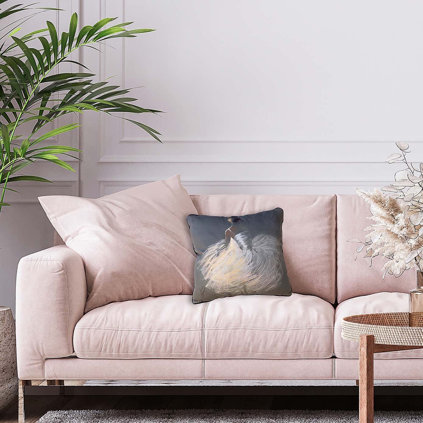 Hazel Bowman Tutu Velvet Square Cushion