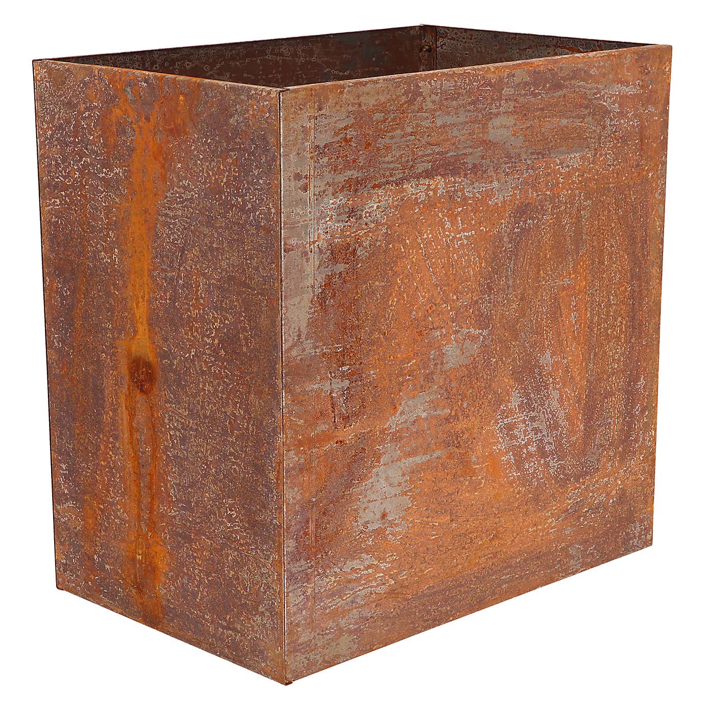 Fallen Fruits High Rectangular Rust Planter