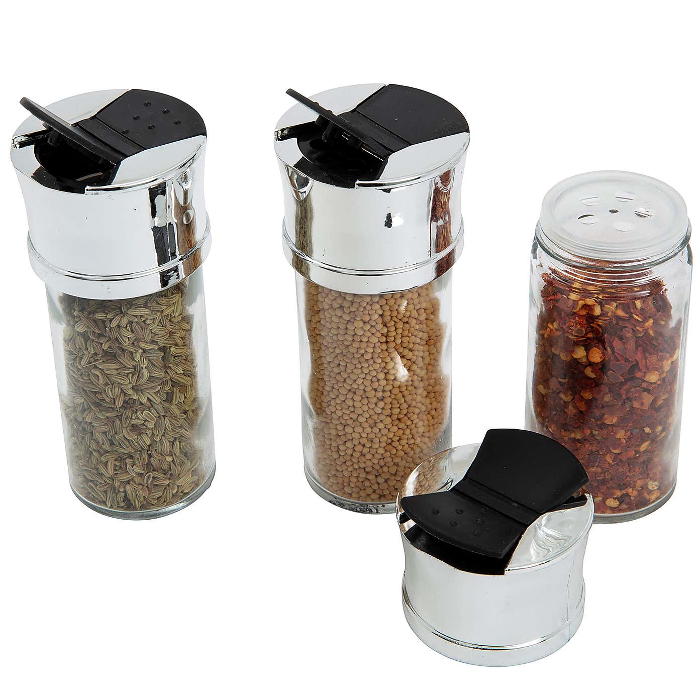 Bamboo 15 Jar Wheel Spice Rack Set