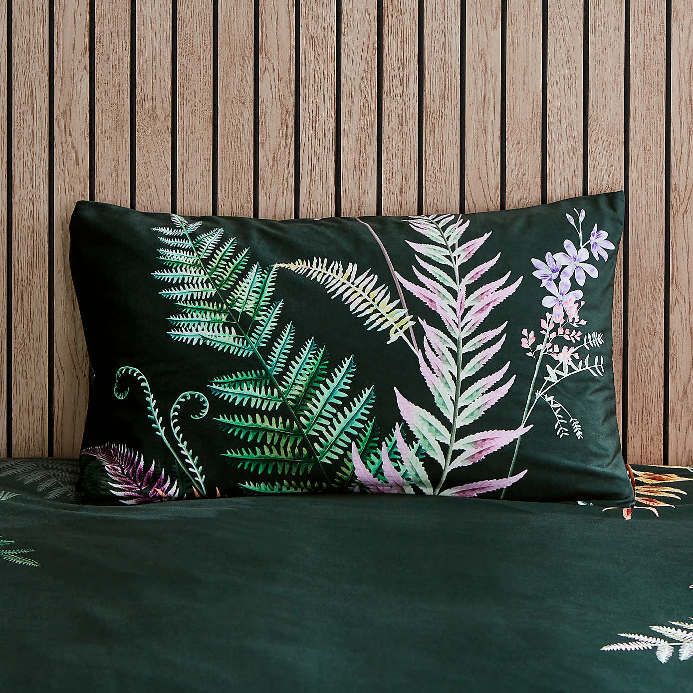 Rhapsody Green Fern Duvet Cover & Pillowcase Set