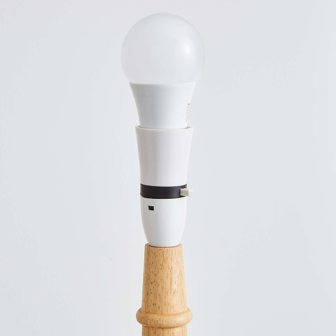 Legoli Turned Wood Floor Lamp Base
