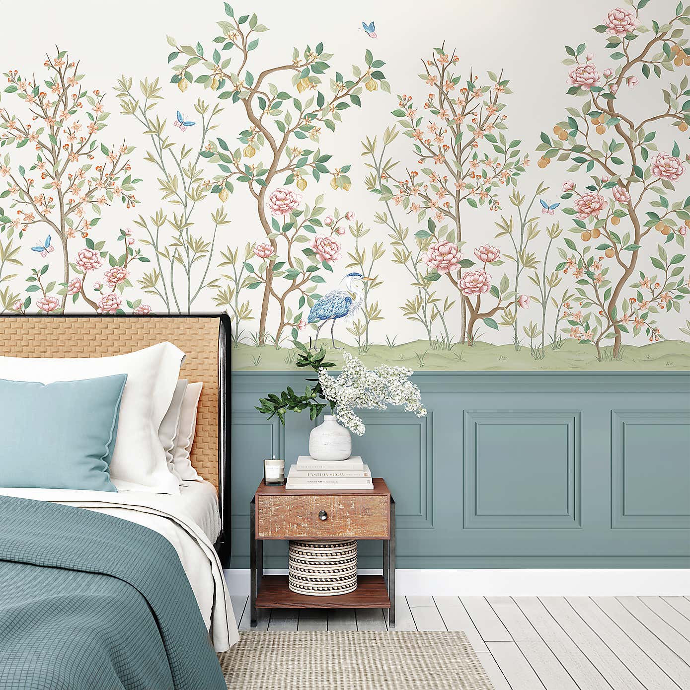 Chinoiserie Panelling Wall Mural