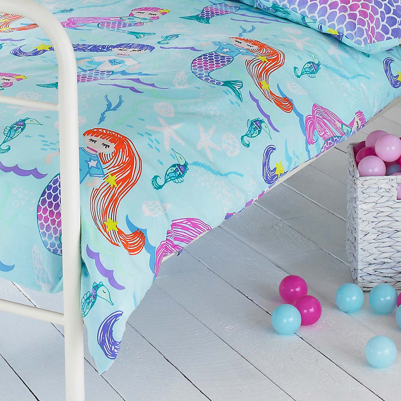 little furn. Mermaid Duvet Cover & Pillowcase Set