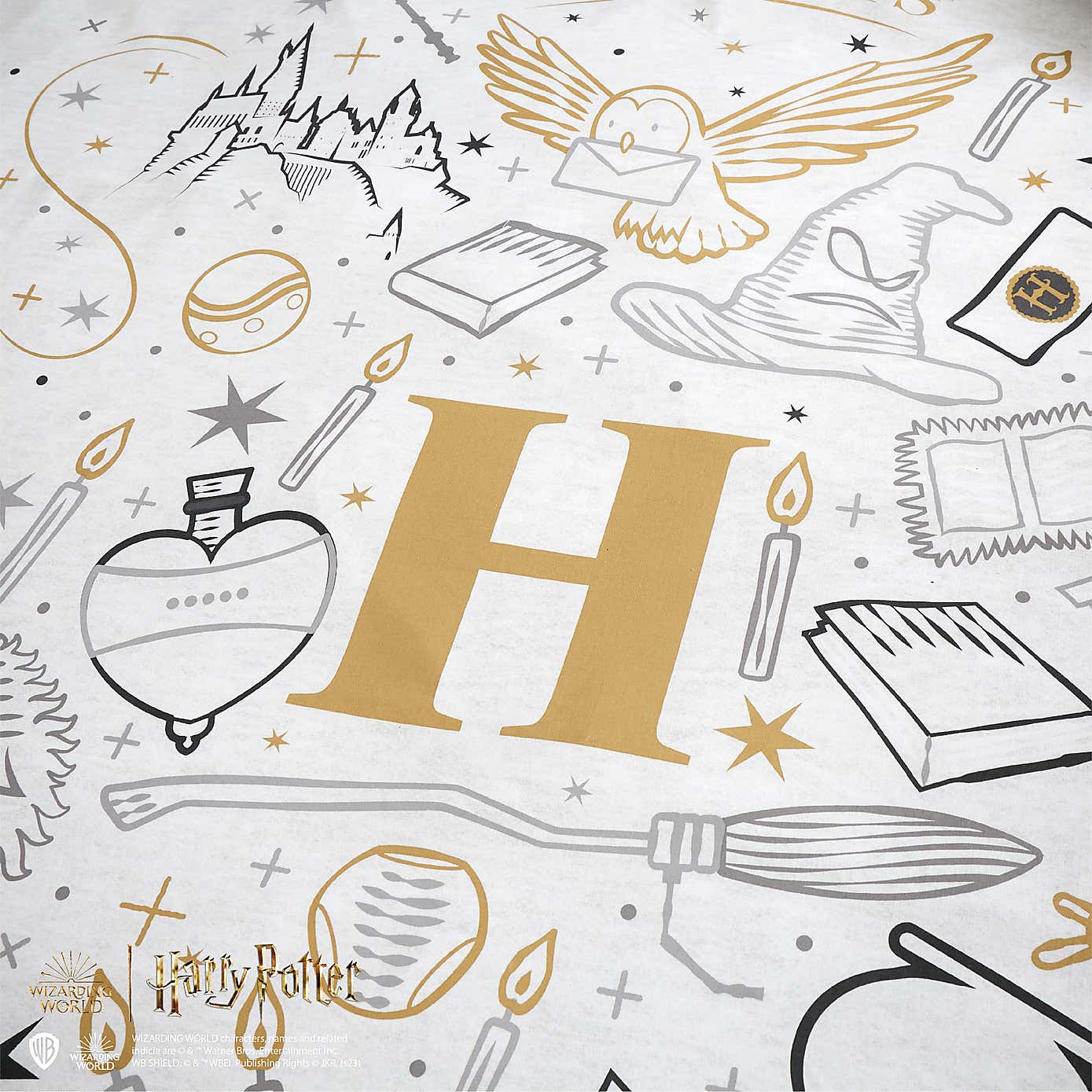 Harry Potter Hogwarts Duvet Cover and Pillowcase Set Kingsize