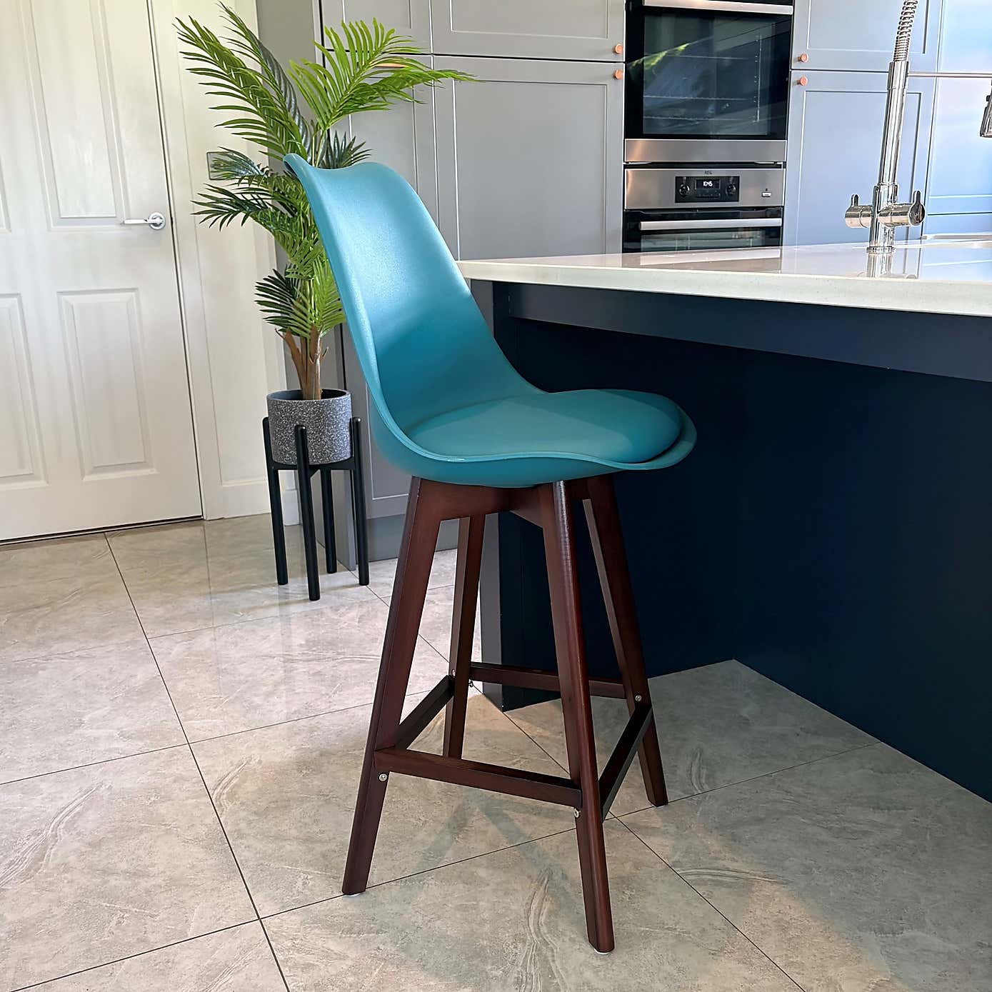 Fusion Living Soho Plastic Bar Stool