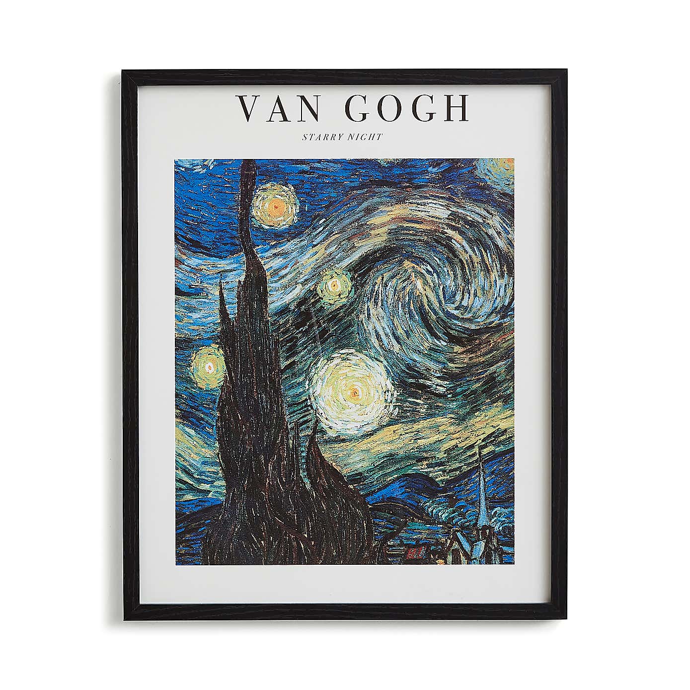 Starry Night by Van Gogh Framed Print