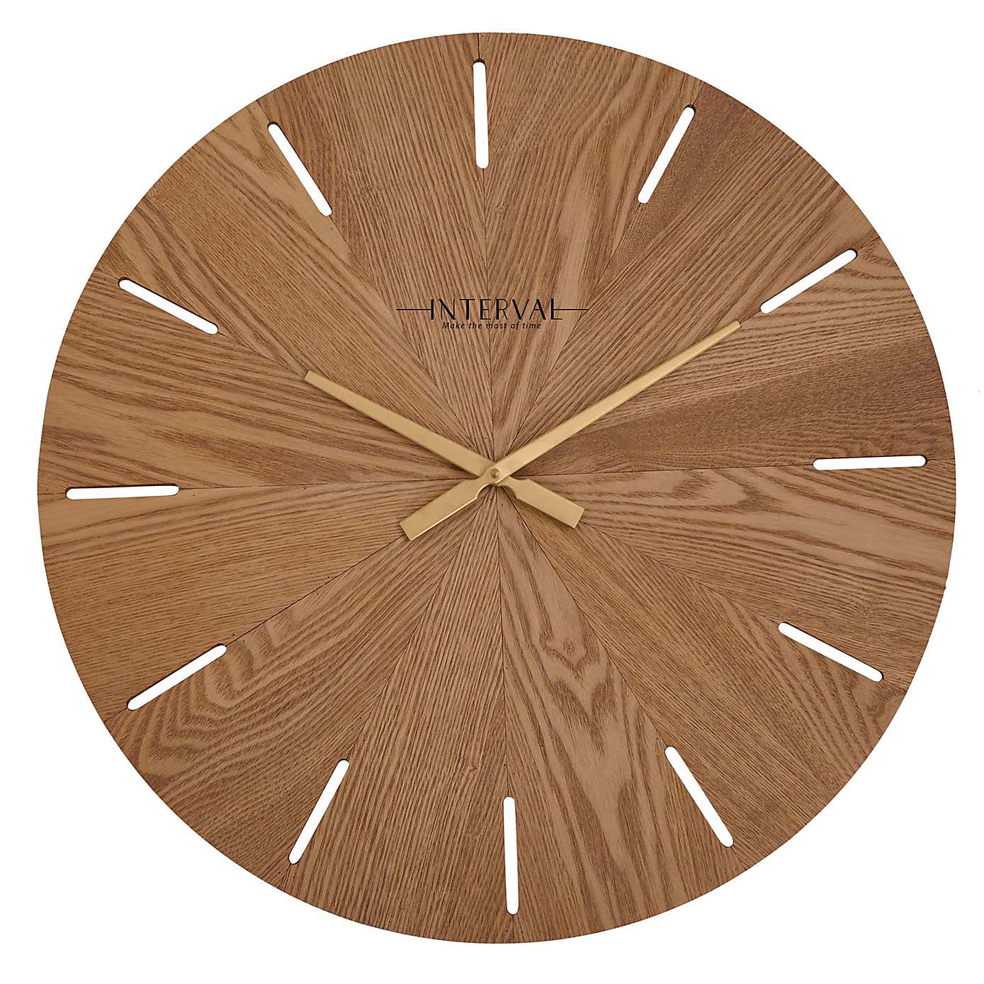 Interval Wooden Wall Clock