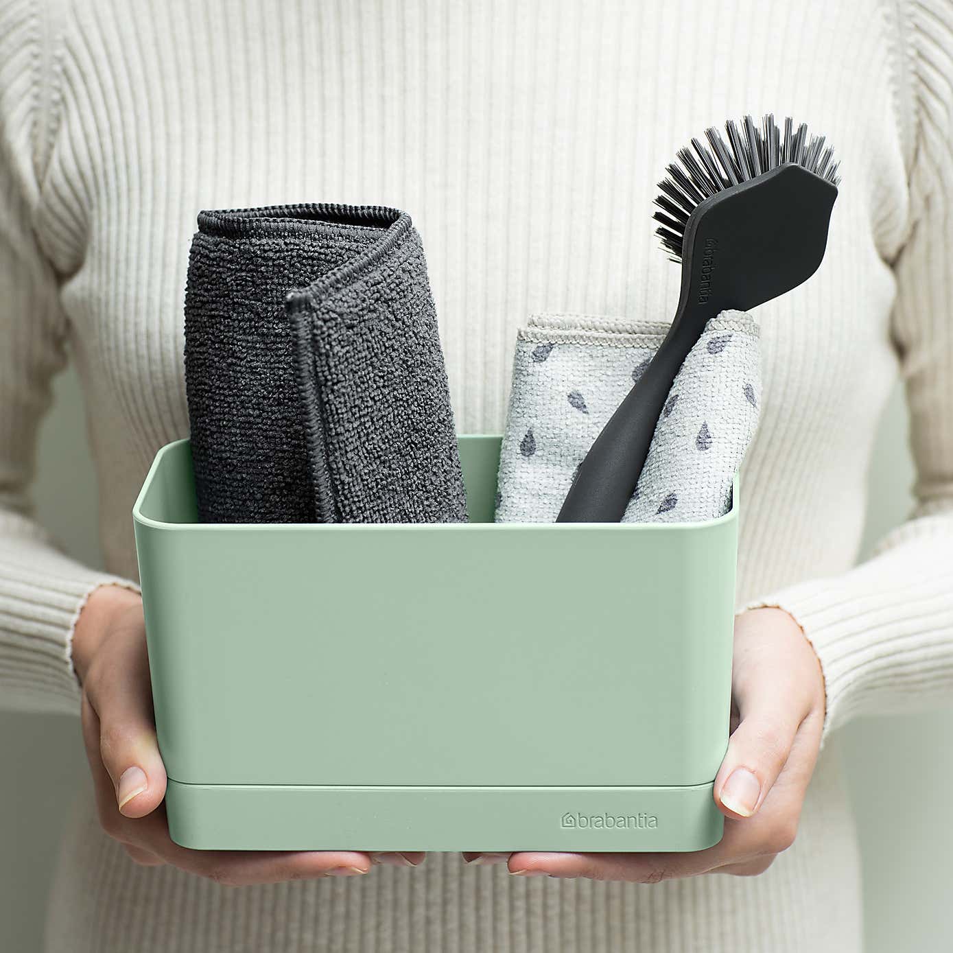 Brabantia SinkSide Sink Organiser Jade Green