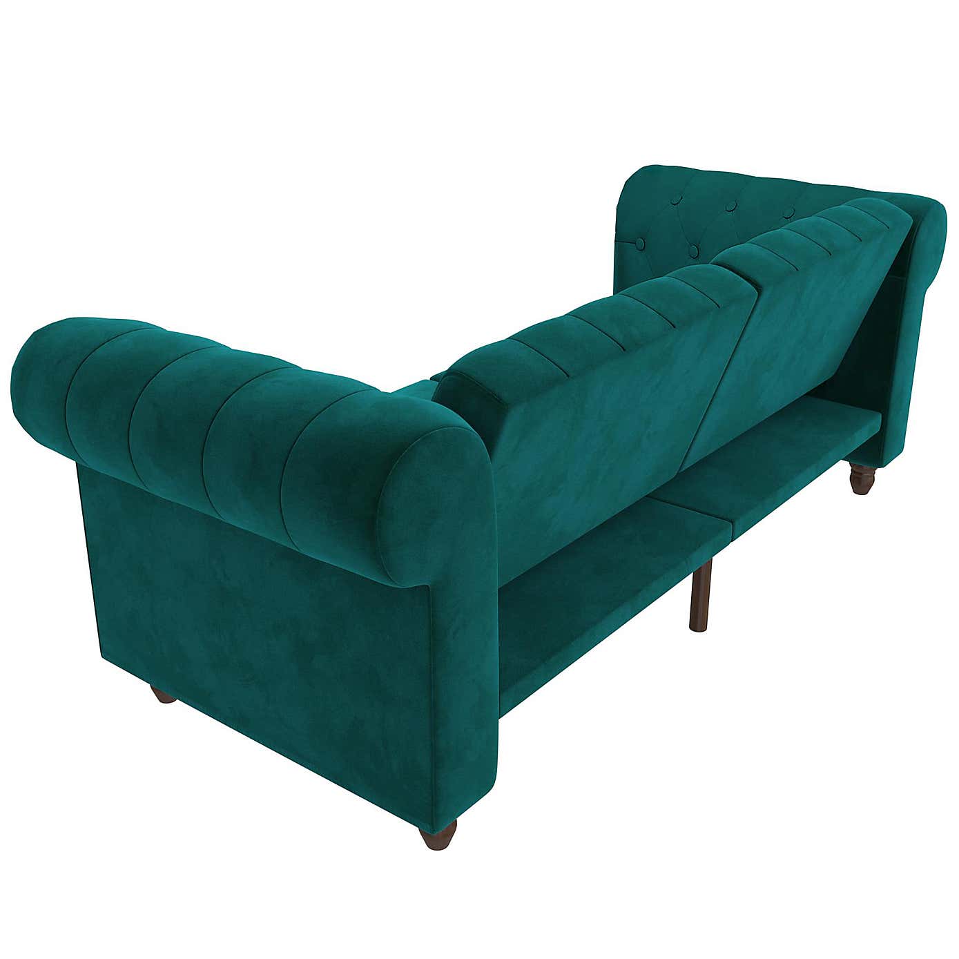 Felix Velvet Chesterfield Double Sofa Bed