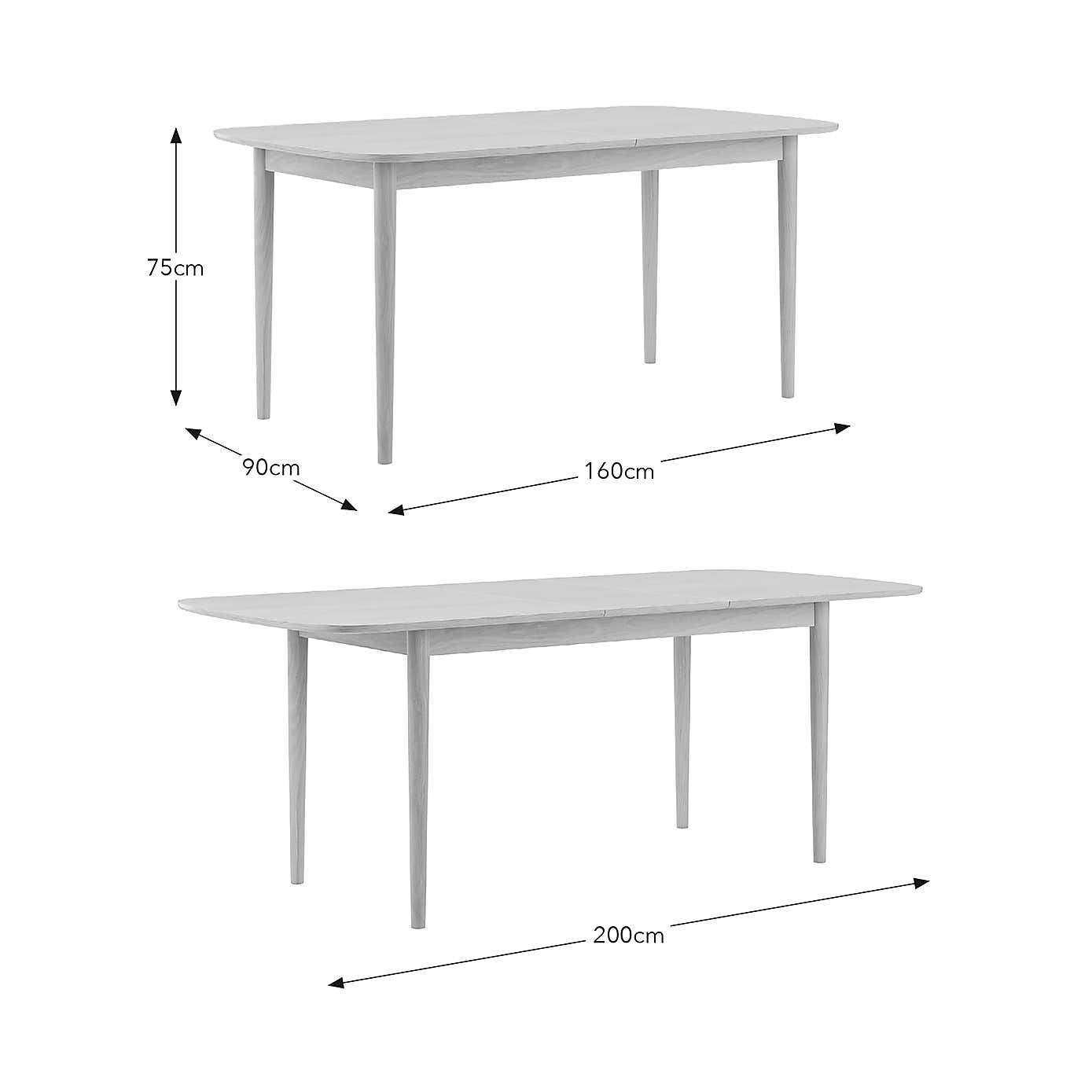 Karla Rectangle Extending Dining Table