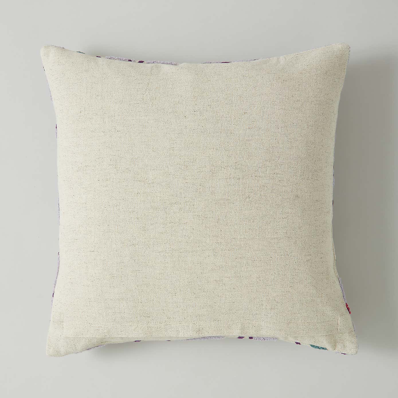 Crewel Work Floral Cushion