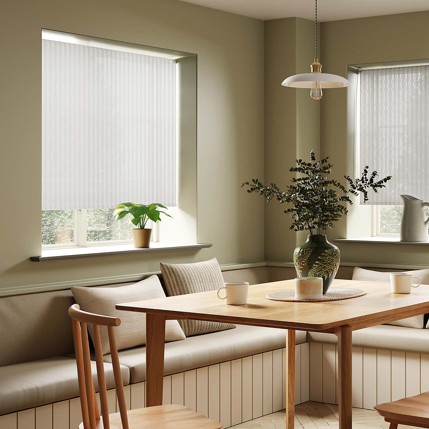 Semi Sheer Luxe Stripe Roller Blind