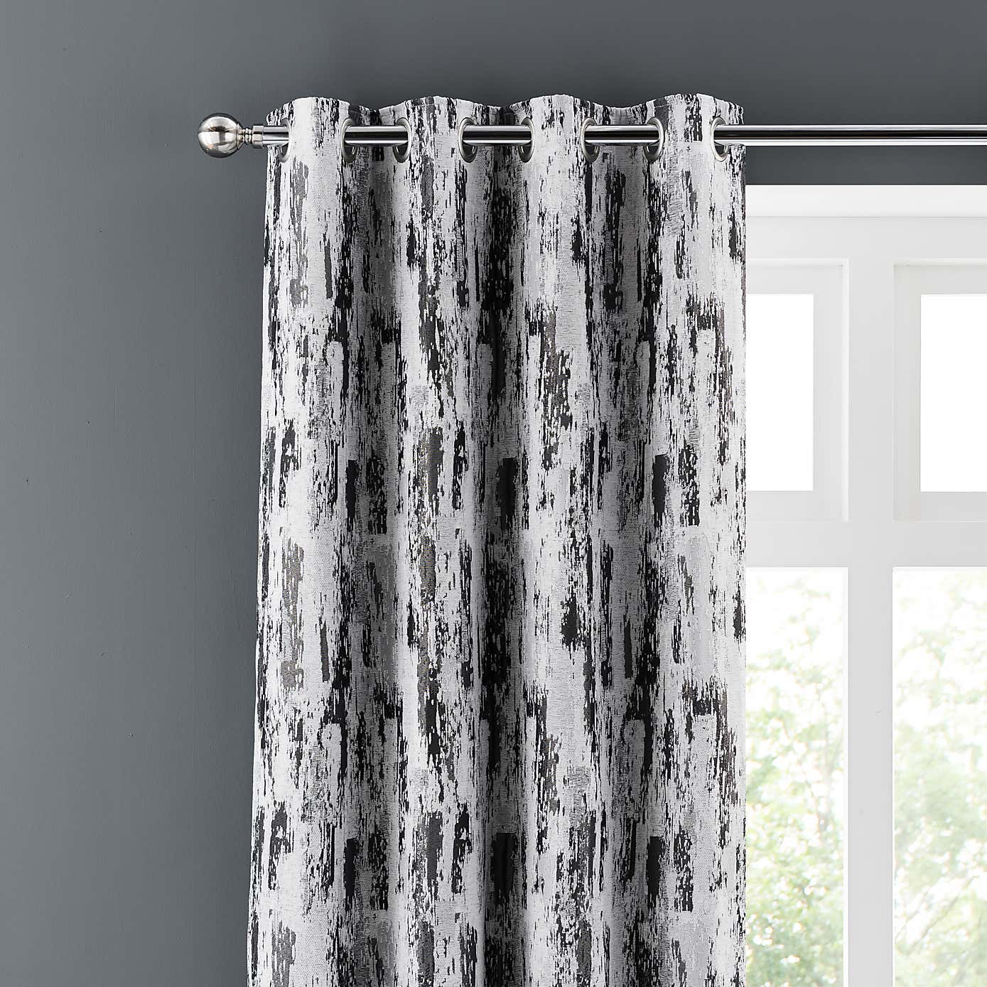 Abstract Global Eyelet Curtains