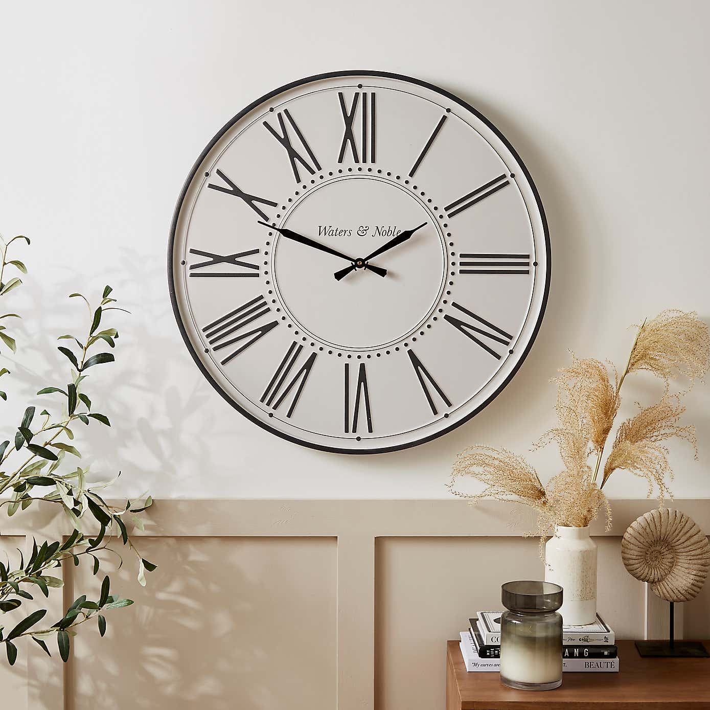 Metal Embossed Clock, 70cm
