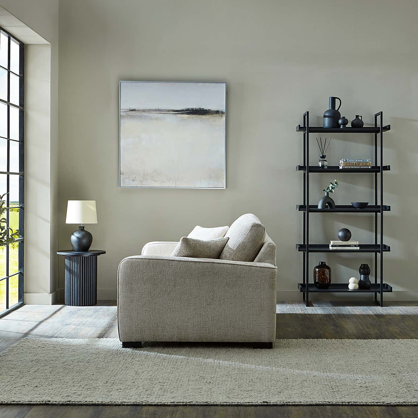 Carson Chunky Chenille 4 Seater Sofa