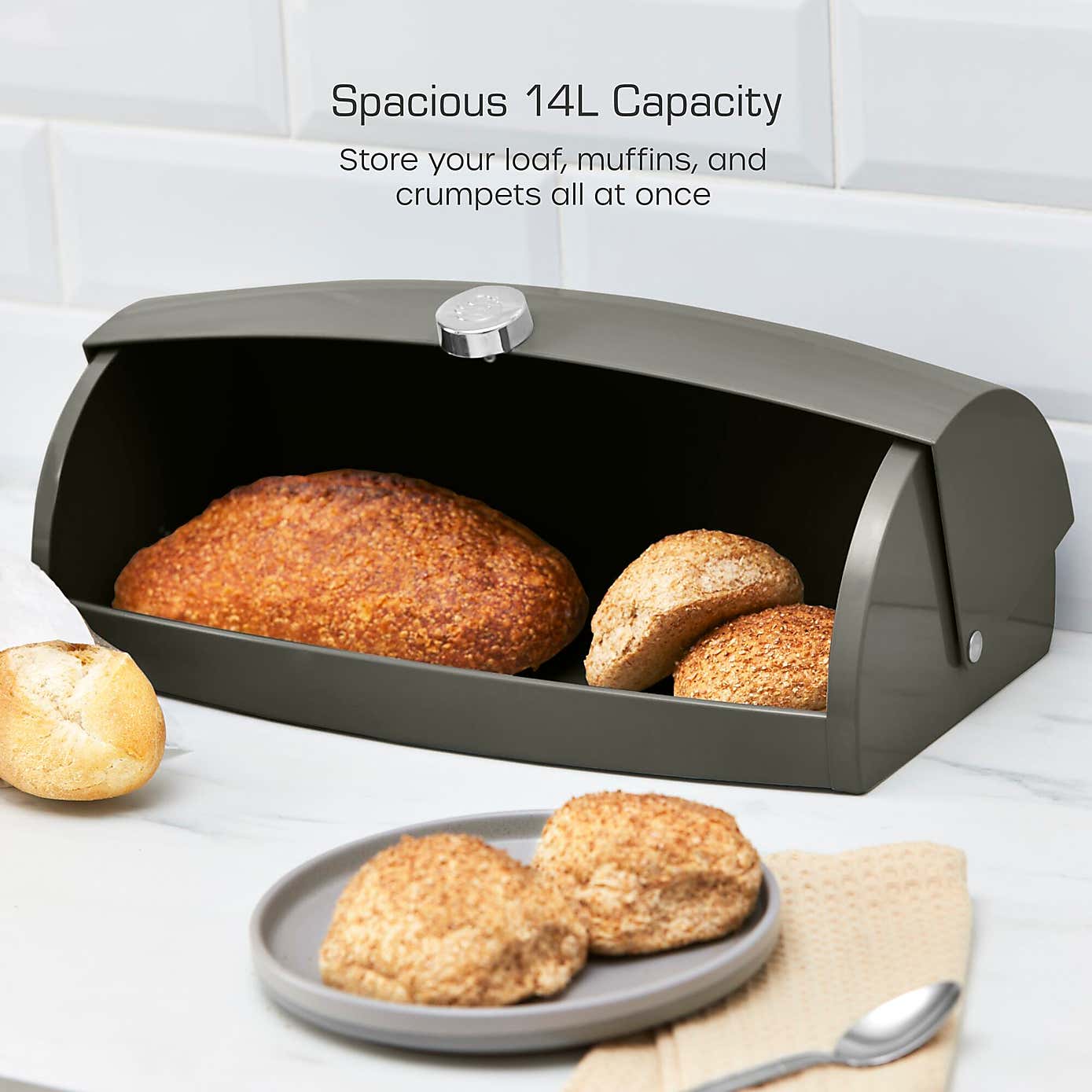 Swan Townhouse Bread Bin