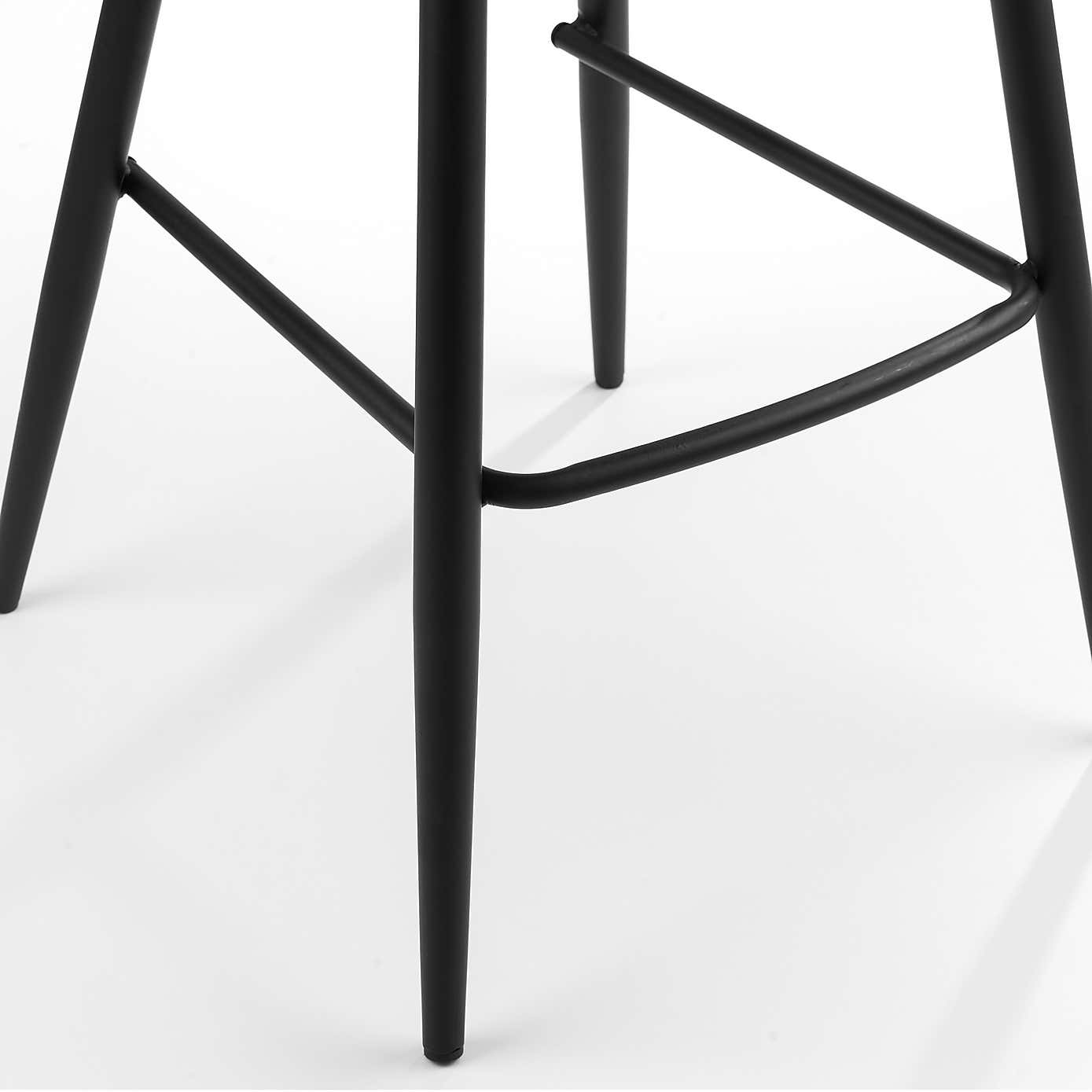 Soho Bar Stool, Faux Leather