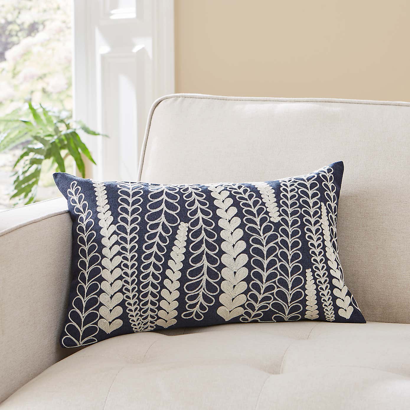 Trailing Floral Cushion