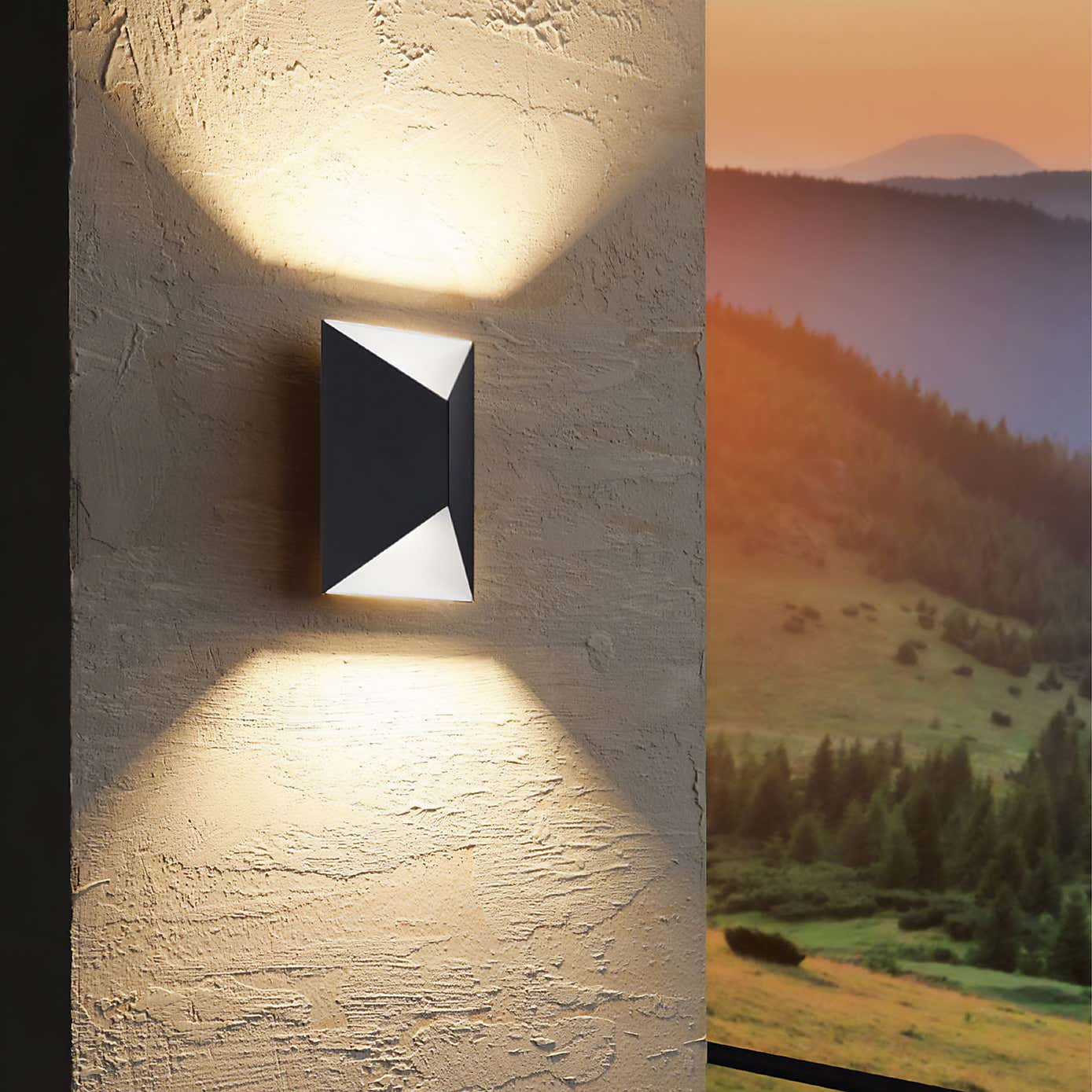 EGLO Predazzo 2 Light LED Outdoor Wall Light